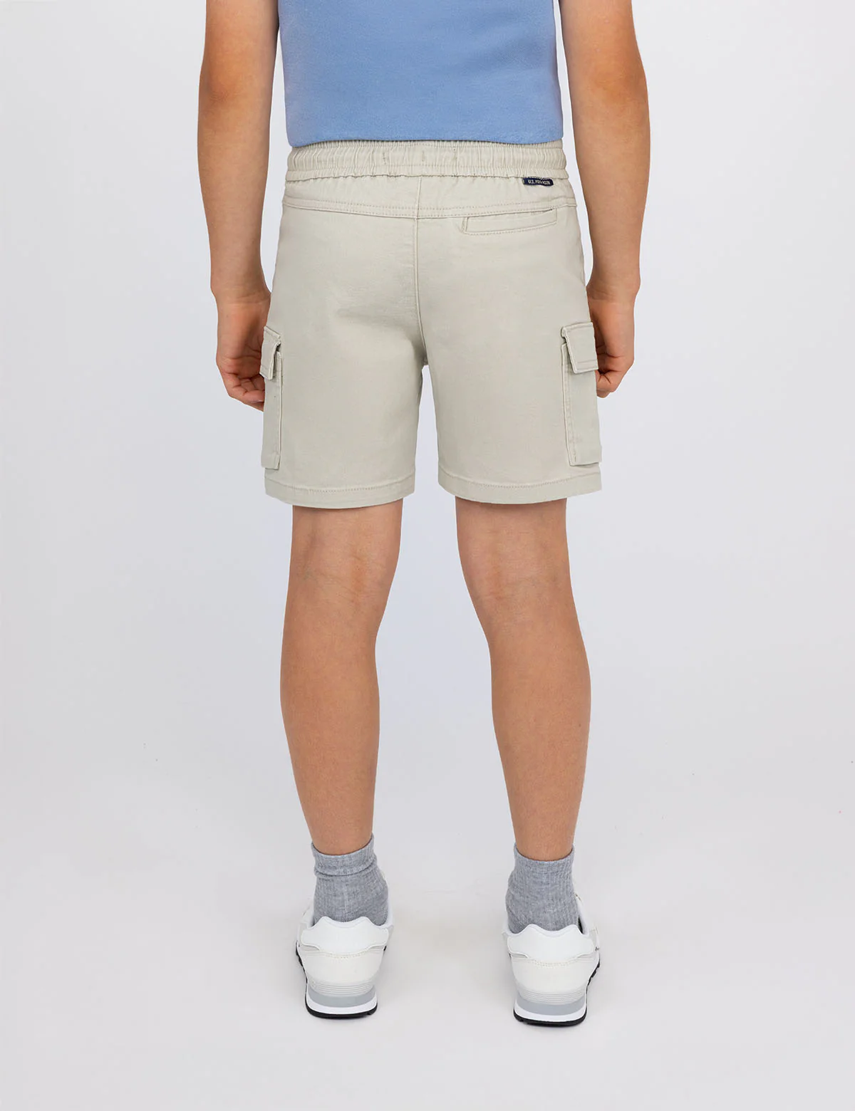 BOYS PULL ON CARGO STRETCH TWILL SHORT - Image 4