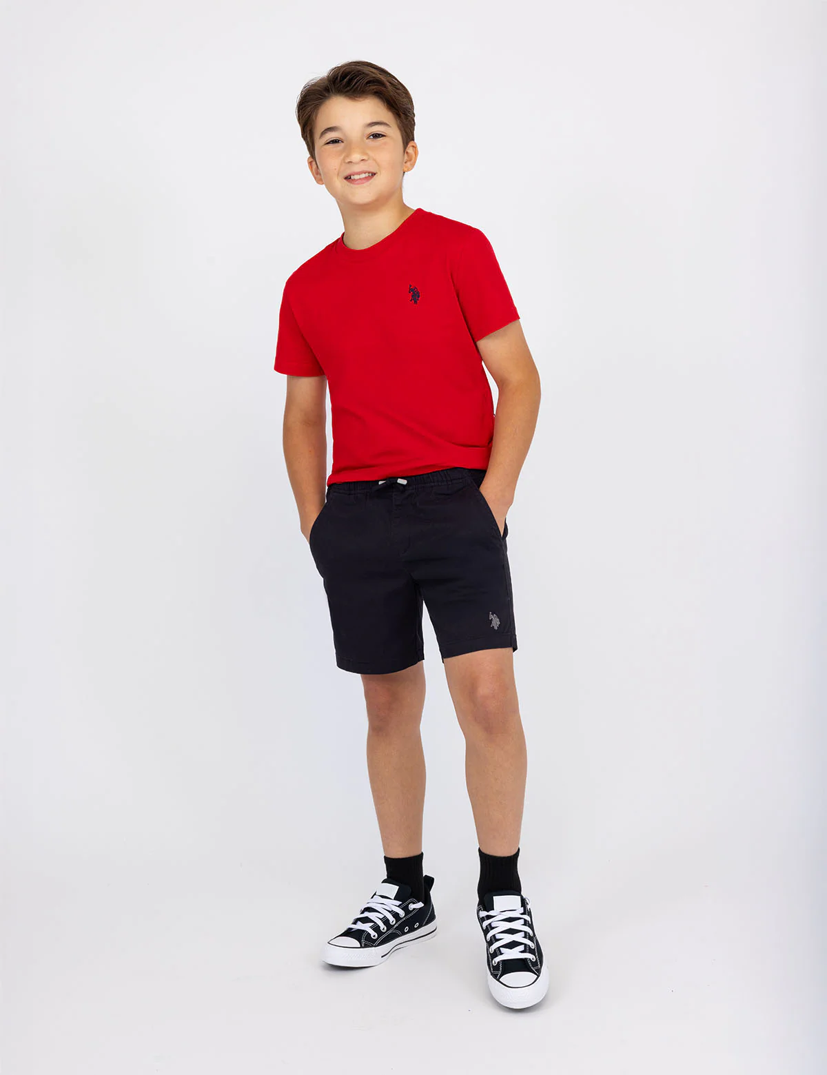 BOYS PULL ON STRETCH TWILL JOGGER SHORT - Image 3