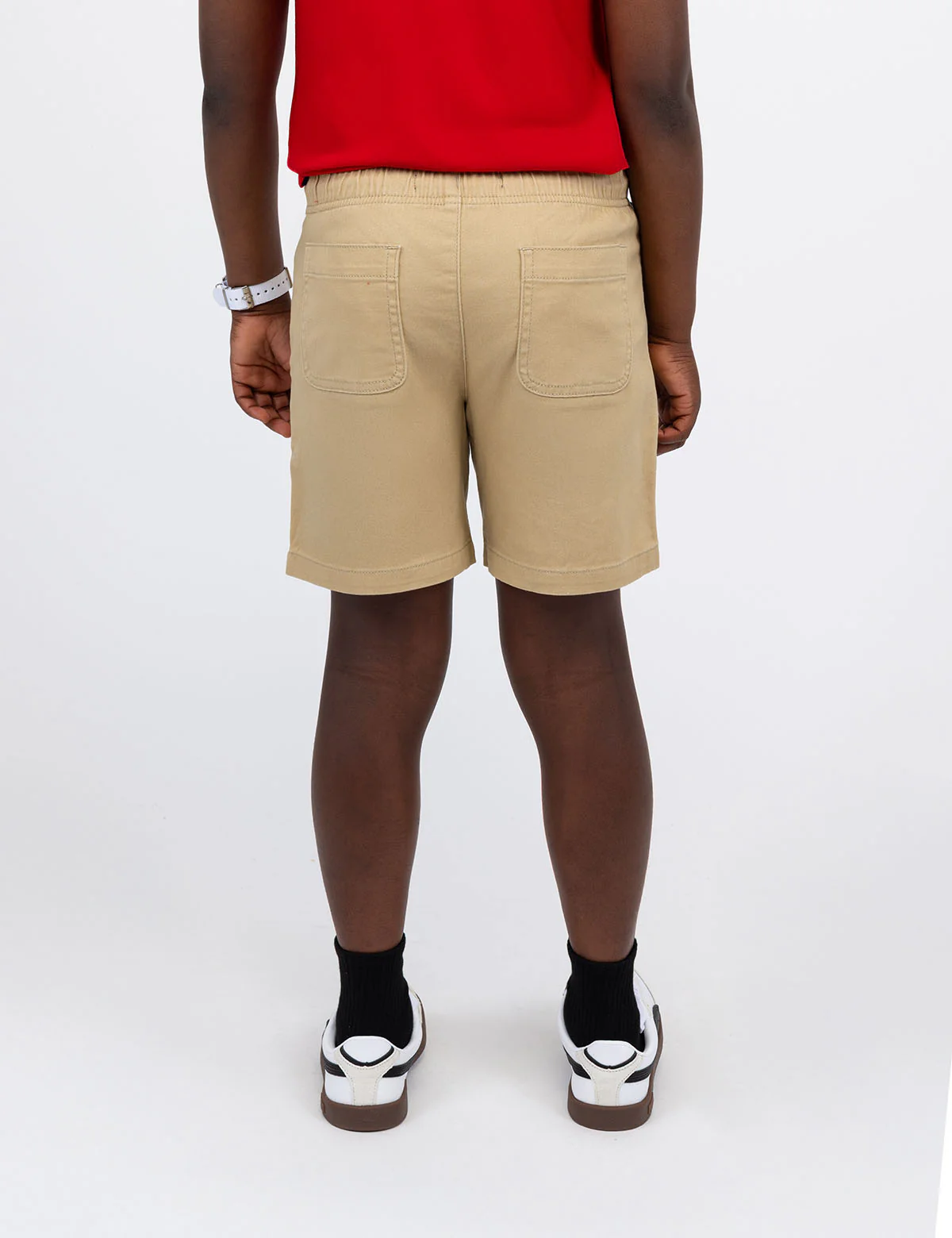BOYS PULL ON STRETCH TWILL JOGGER SHORT - Image 8