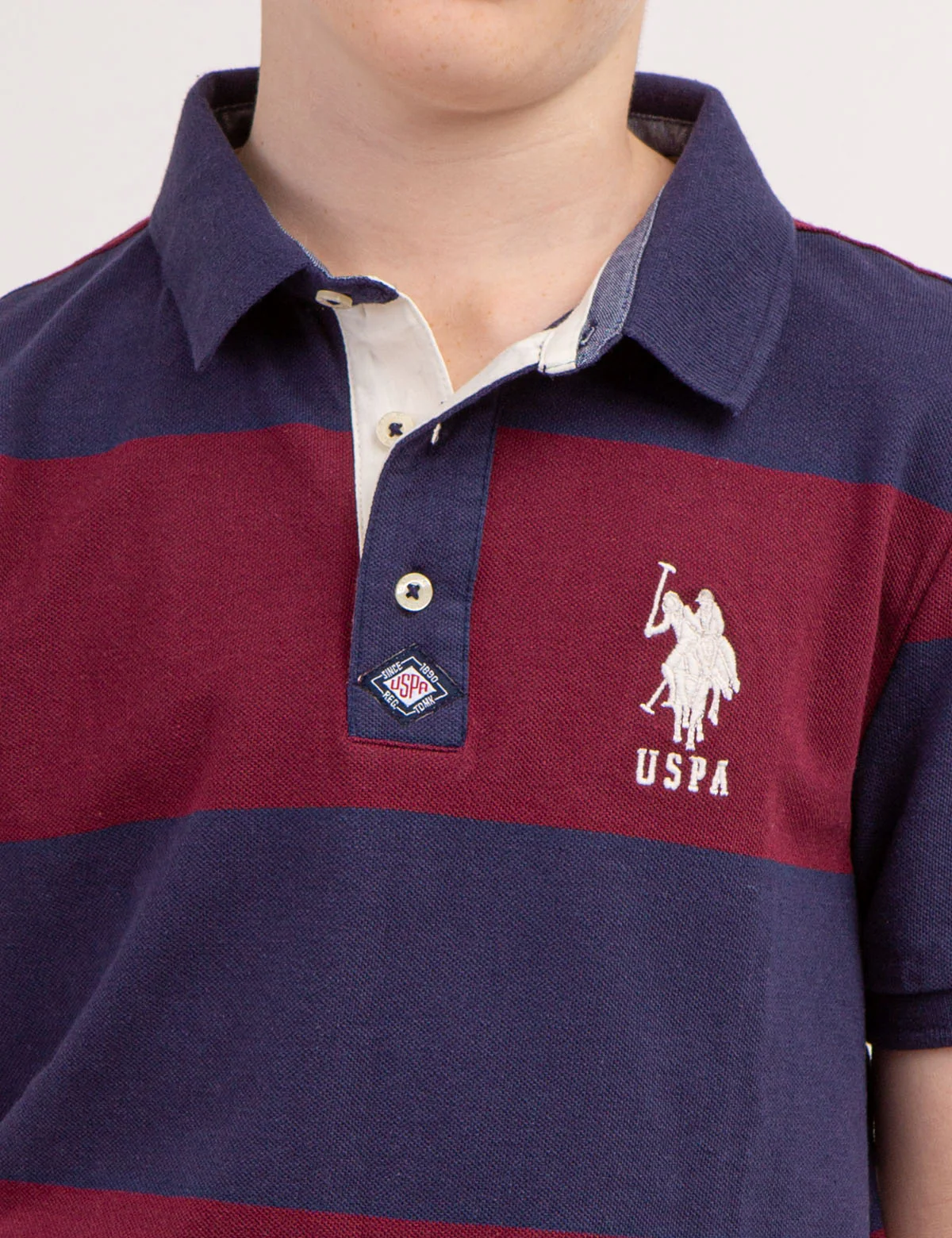 BOYS RUGBY STRIPE POLO SHIRT - Image 12