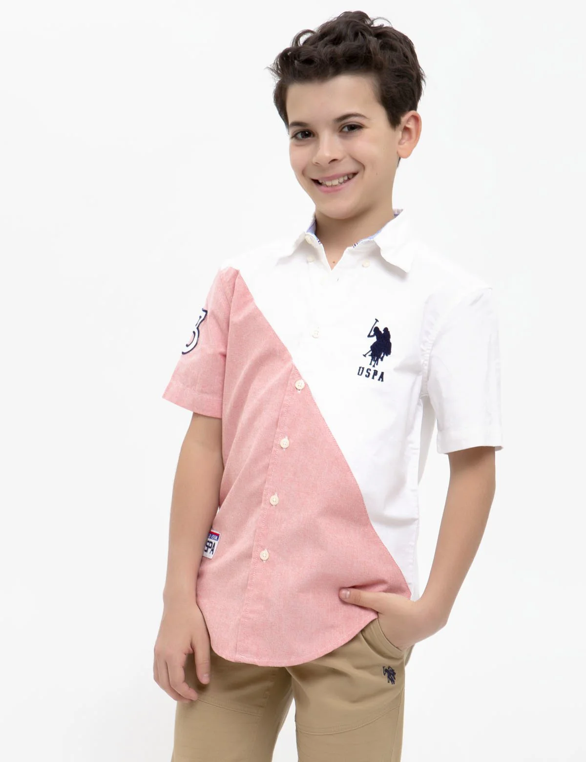 BOYS SHORT SLEEVE OXFORD SHIRT - Image 2