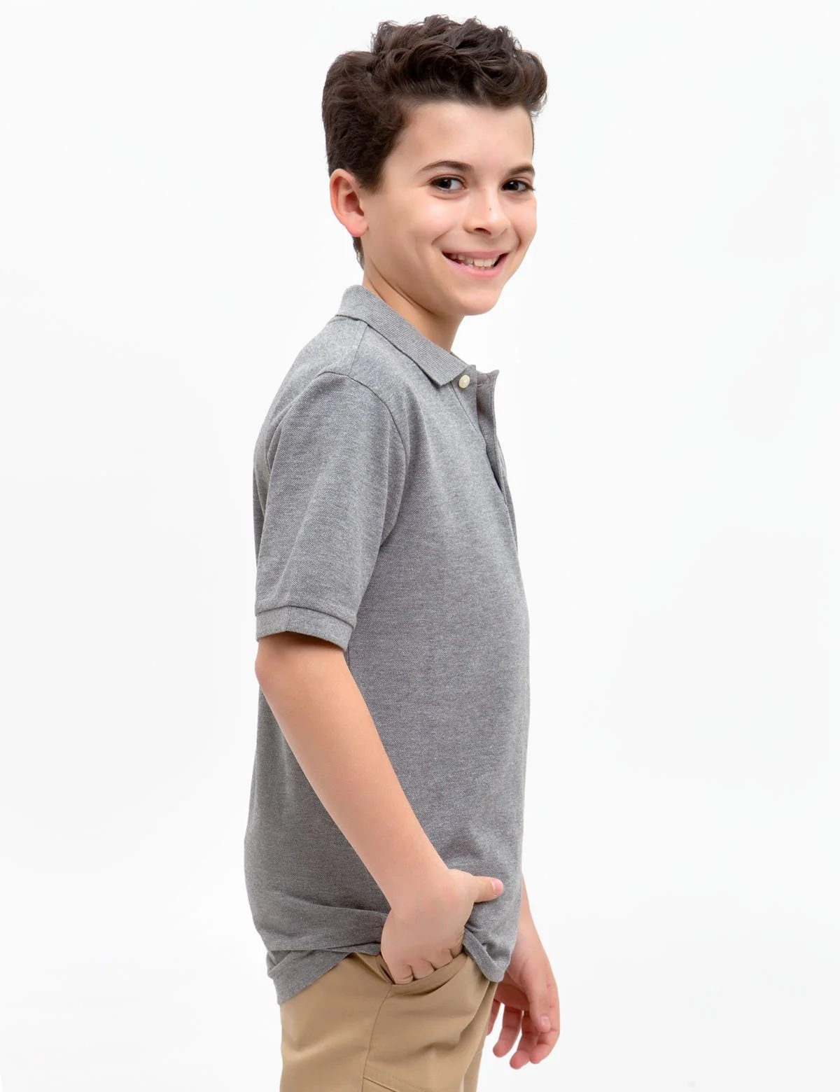BOYS SMALL LOGO POLO SHIRT - Image 17