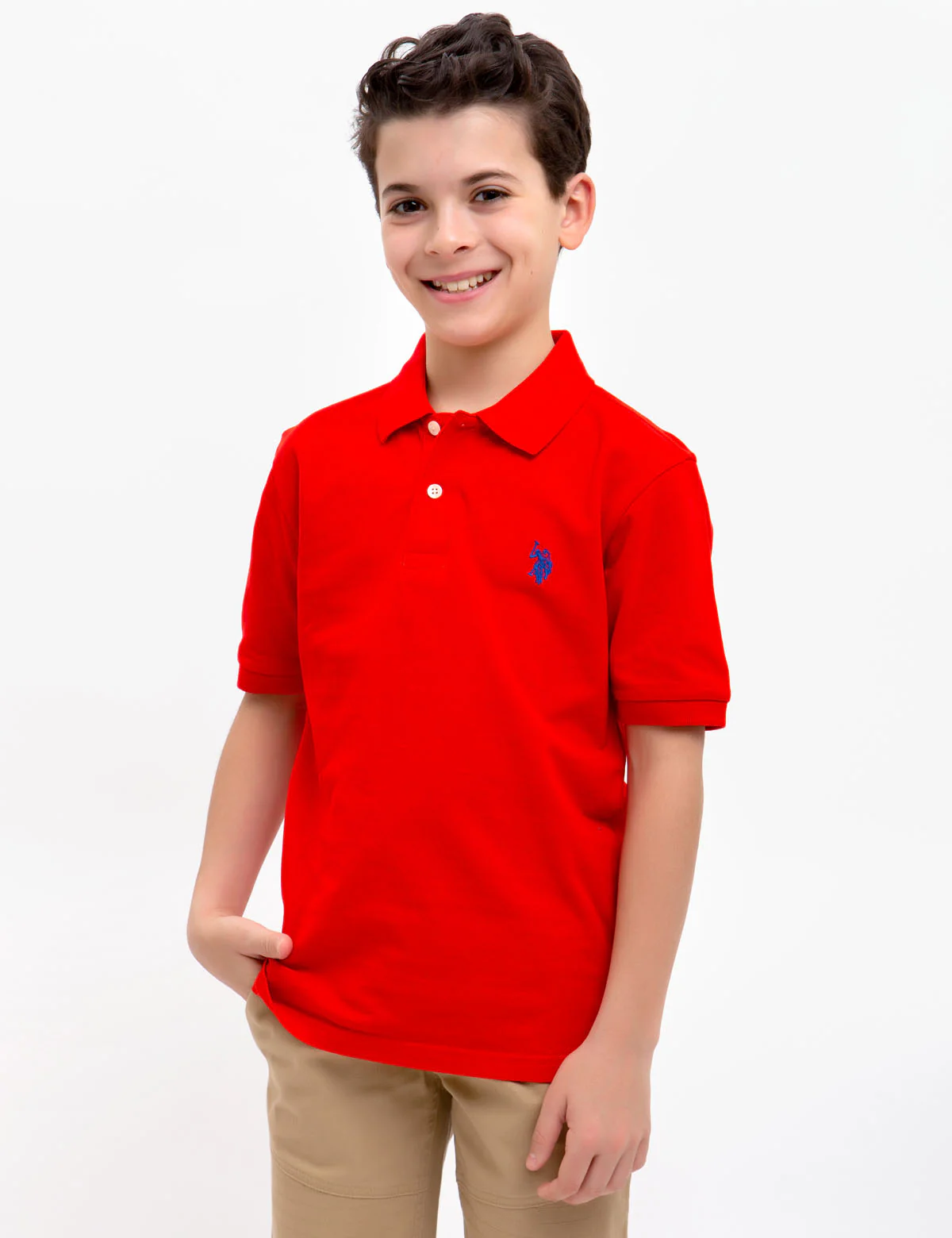 BOYS SMALL LOGO POLO SHIRT - Image 23