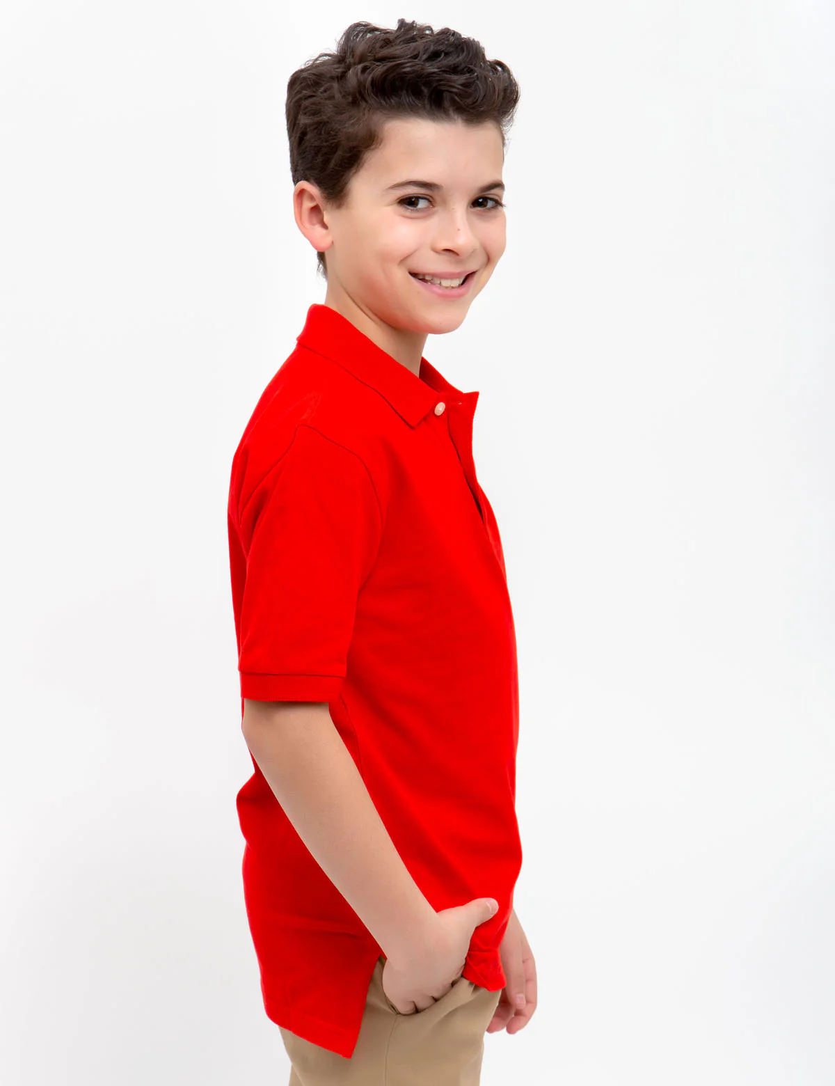BOYS SMALL LOGO POLO SHIRT - Image 24
