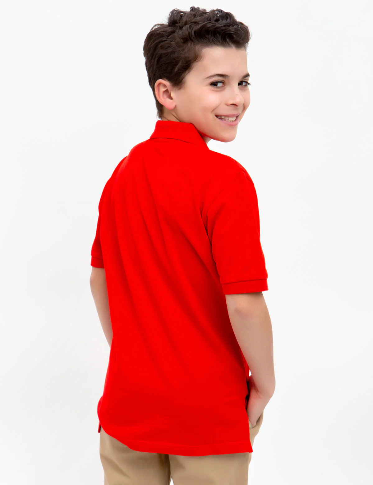 BOYS SMALL LOGO POLO SHIRT - Image 25