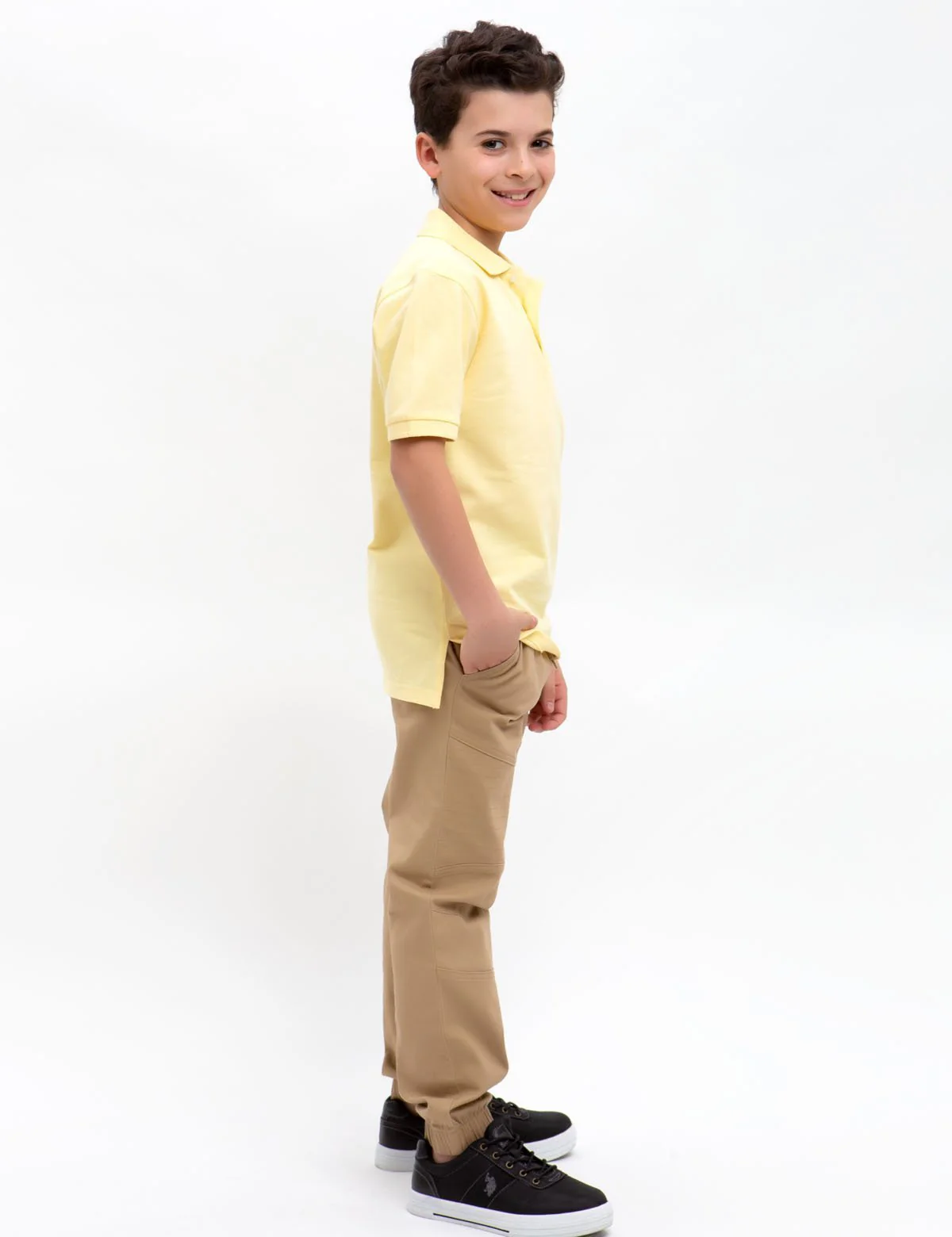 BOYS SMALL LOGO POLO SHIRT - Image 5