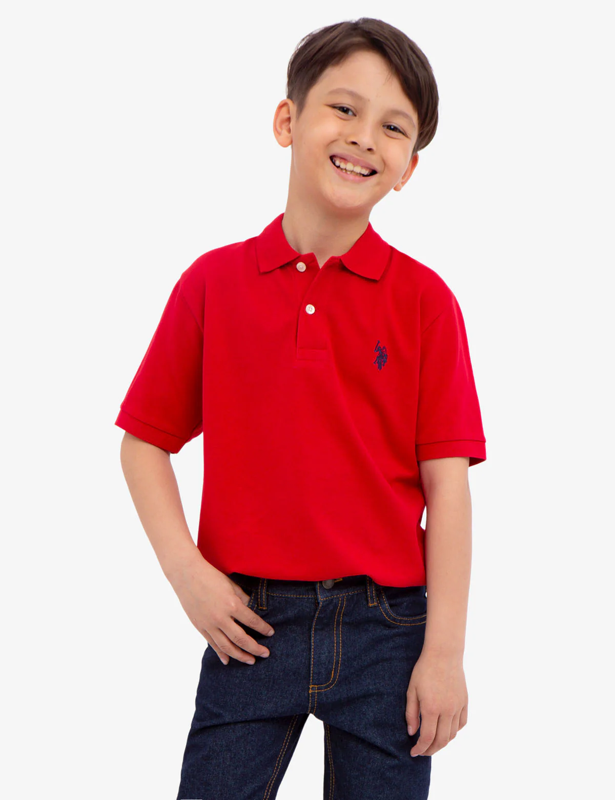 BOYS SMALL LOGO POLO SHIRT - Image 8