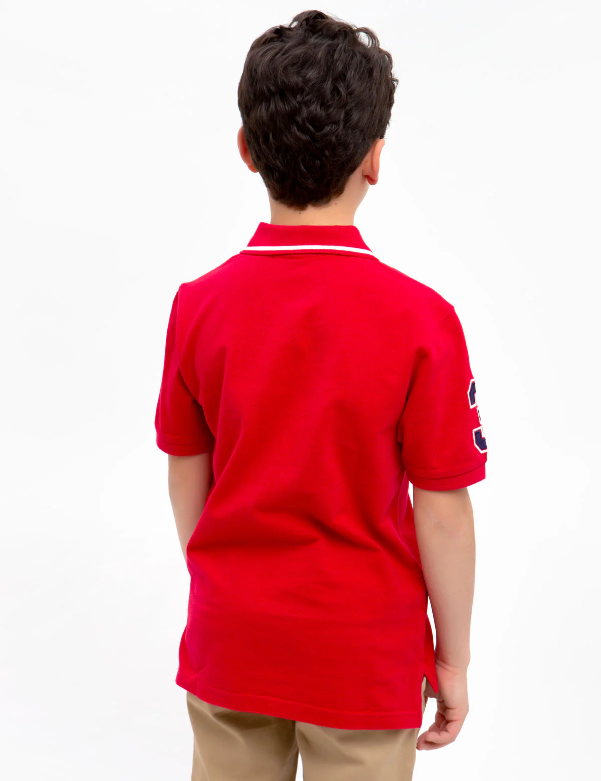 BOYS SOLID COLLAR POLO SHIRT - Image 3