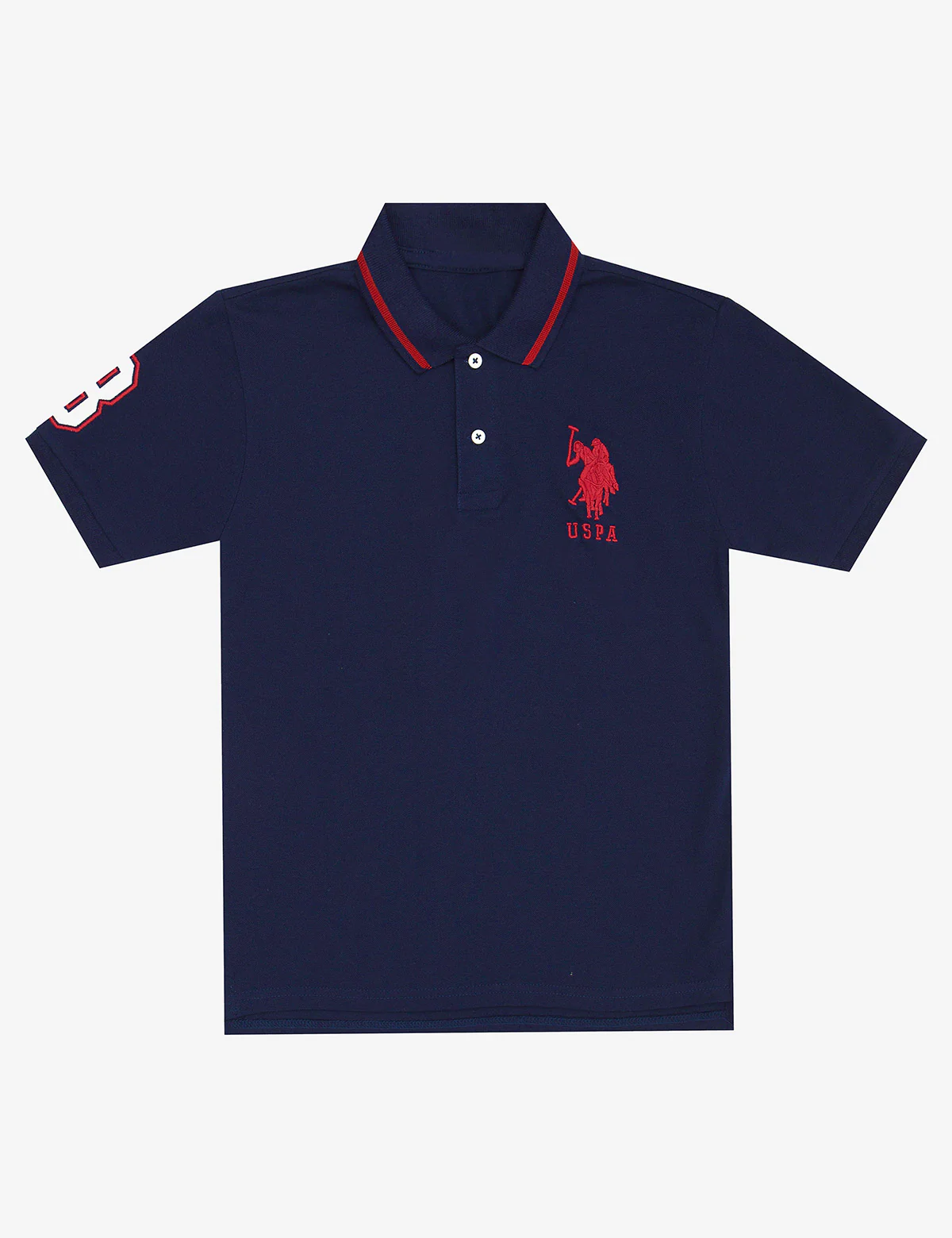 BOYS SOLID COLLAR POLO SHIRT - Image 4