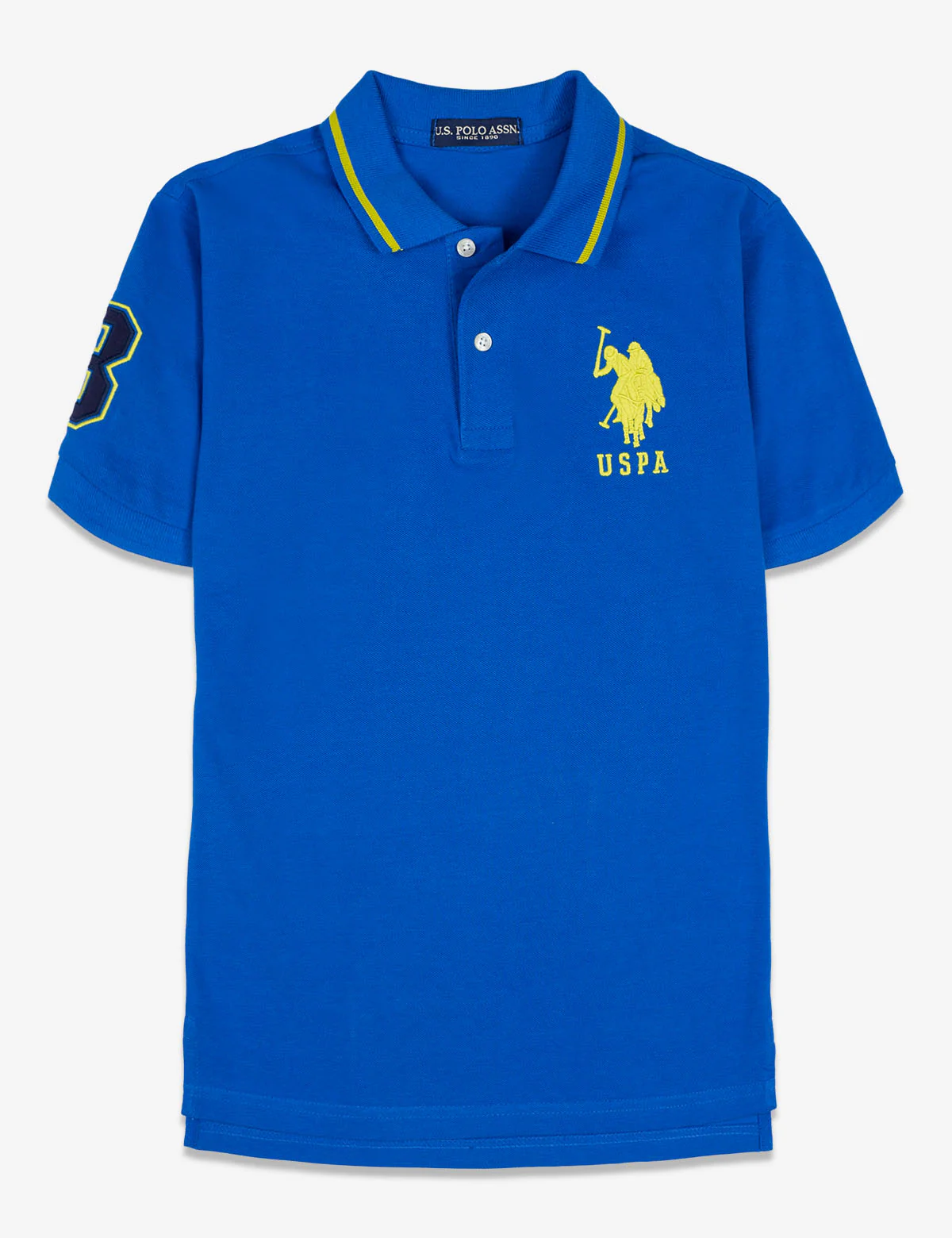 BOYS SOLID COLLAR POLO SHIRT - Image 3