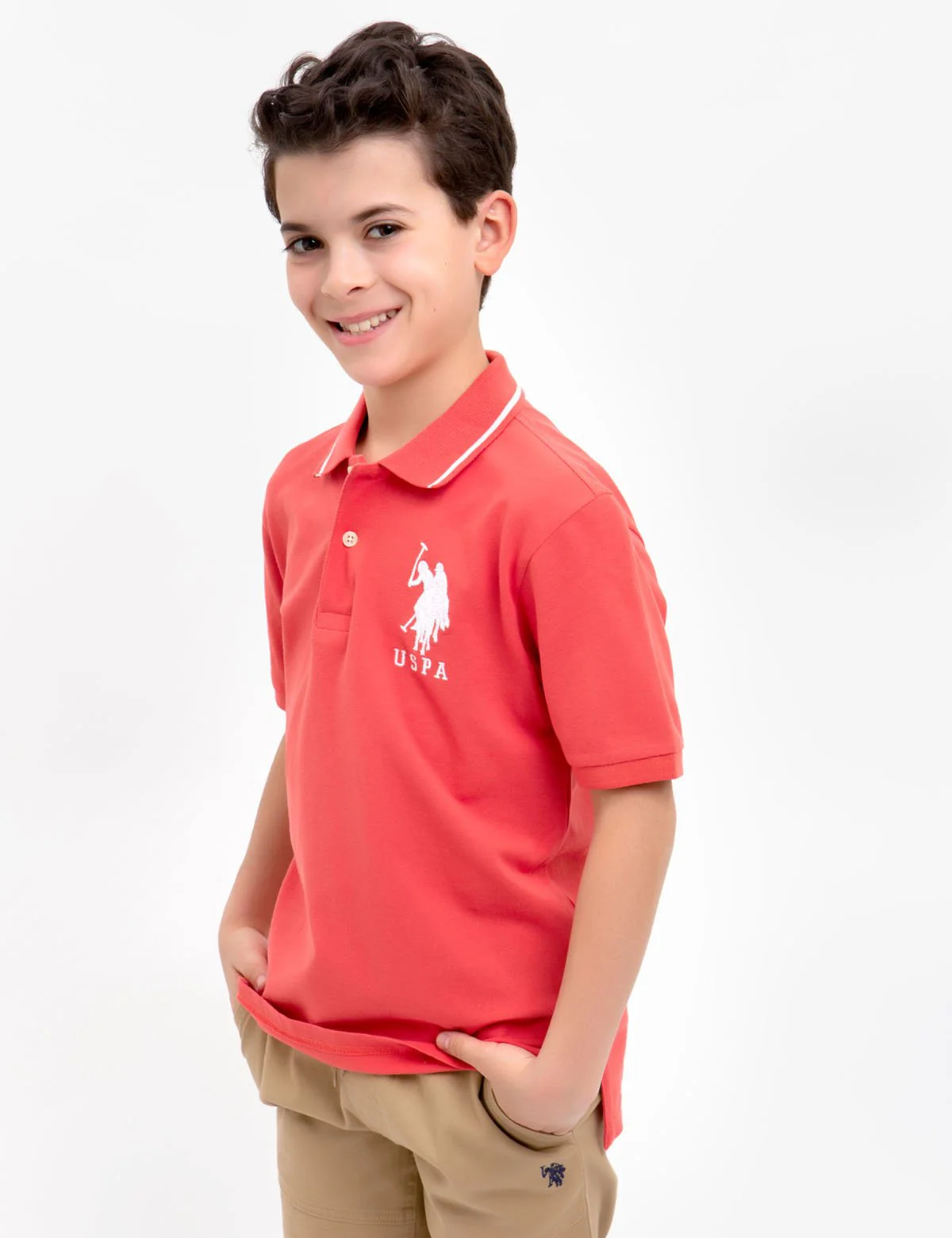 BOYS SOLID POLO SHIRT - Image 20