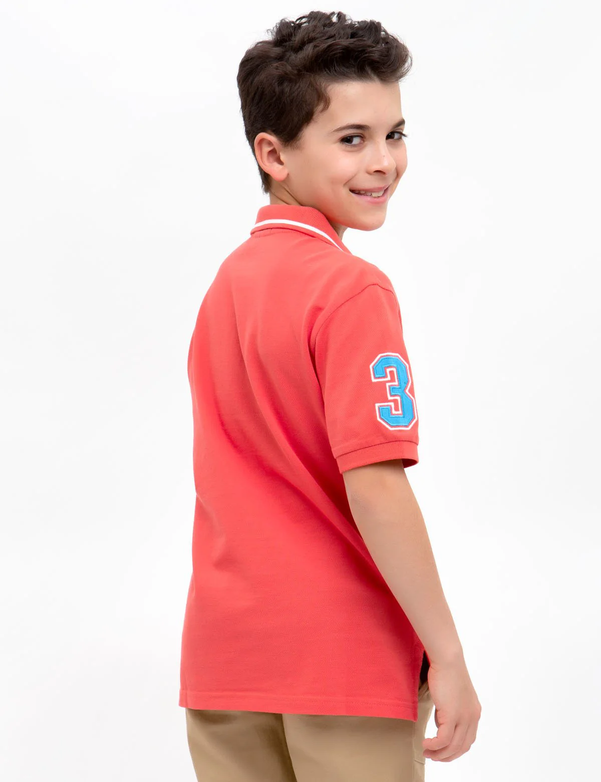 BOYS SOLID POLO SHIRT - Image 21