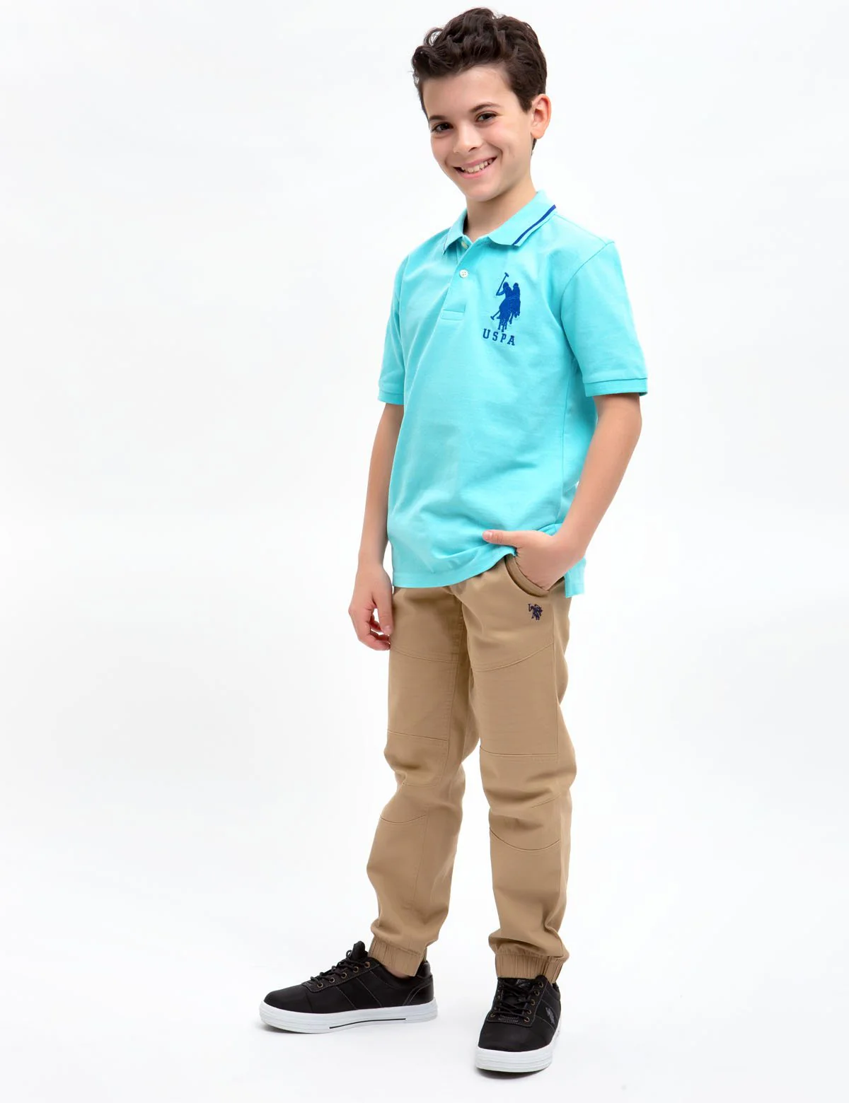 BOYS SOLID POLO SHIRT - Image 30