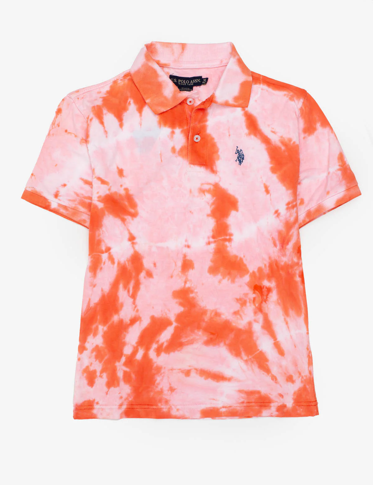 BOYS TIE DYE POLO SHIRT - Image 3
