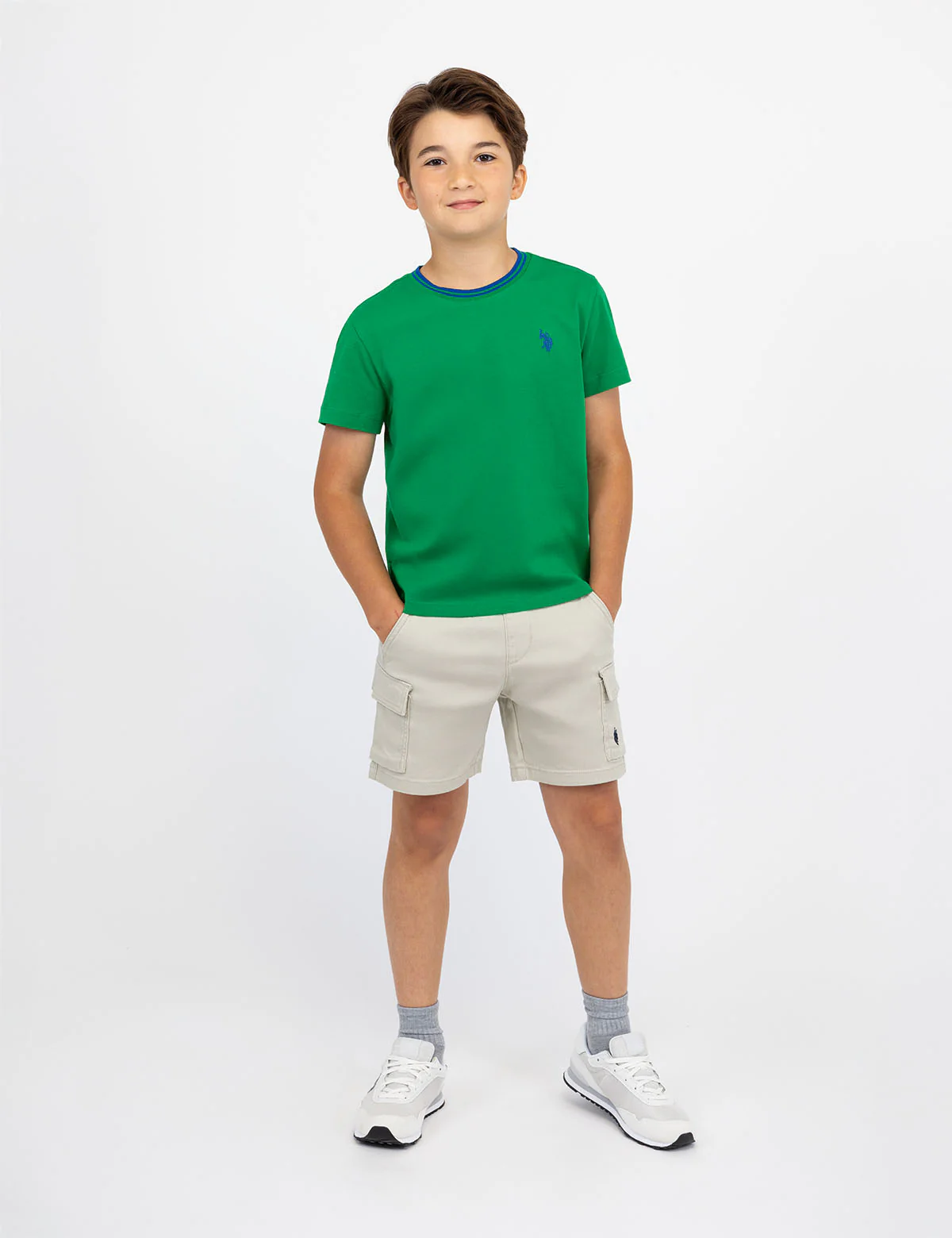 BOYS TIPPED CREW NECK T-SHIRT - Image 5