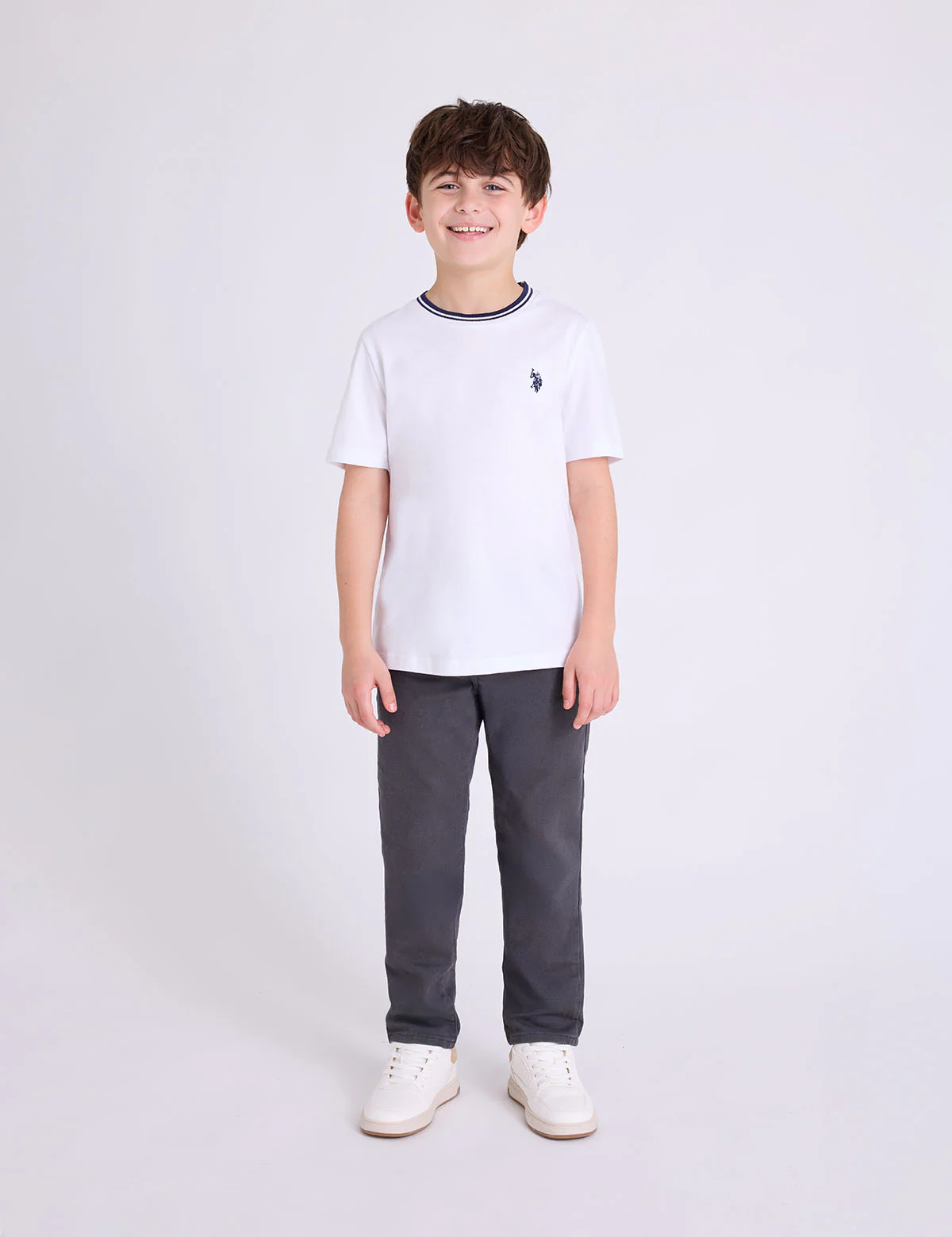 BOYS TIPPED CREW NECK T-SHIRT - Image 12