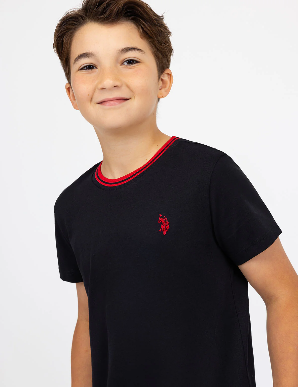 BOYS TIPPED CREW NECK T-SHIRT - Image 3