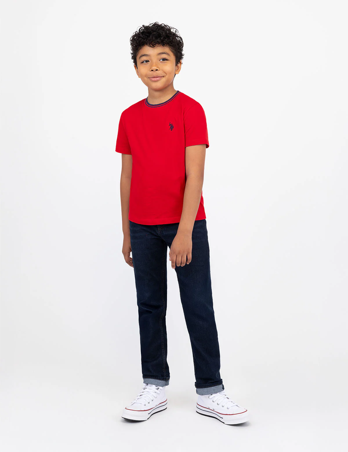 BOYS TIPPED CREW NECK T-SHIRT - Image 7