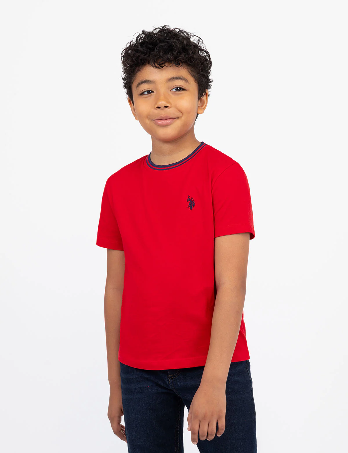 BOYS TIPPED CREW NECK T-SHIRT - Image 8