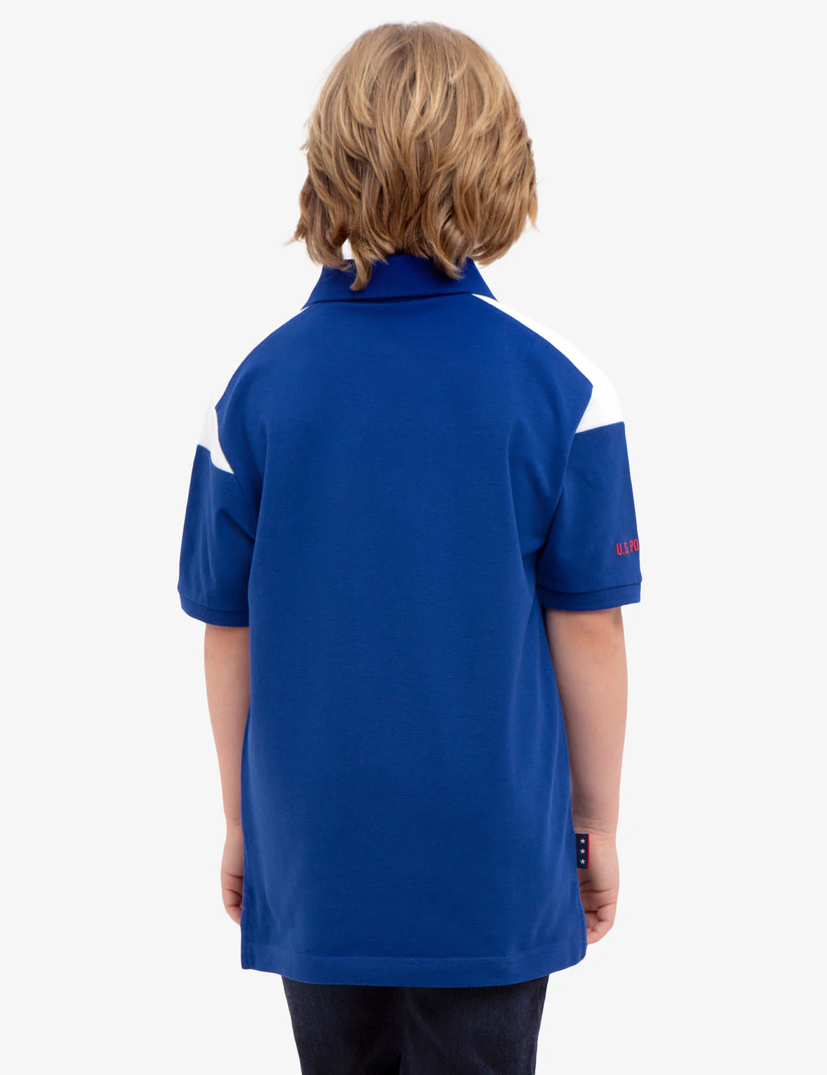 BOYS U.S. POLO ASSN. PIQUE PATCH POLO SHIRT - Image 4