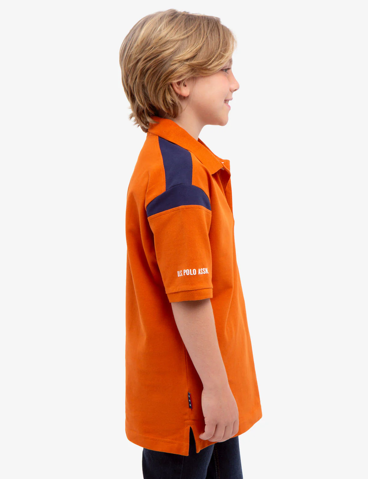 BOYS U.S. POLO ASSN. PIQUE PATCH POLO SHIRT - Image 6