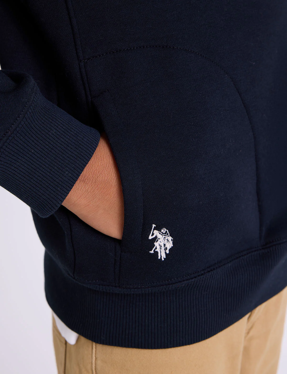 BOYS USA 1/4 ZIP FLEECE MOCK PULLOVER - Image 10