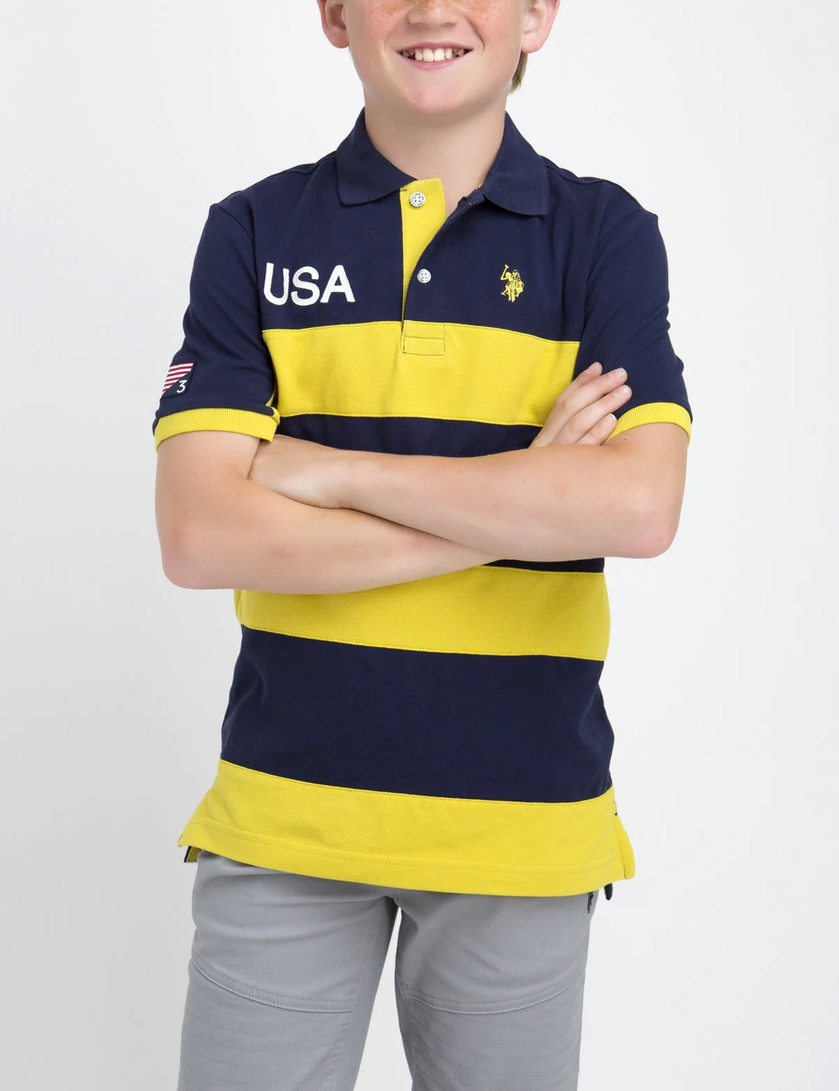 BOYS USA RUGBY POLO SHIRT - Image 6