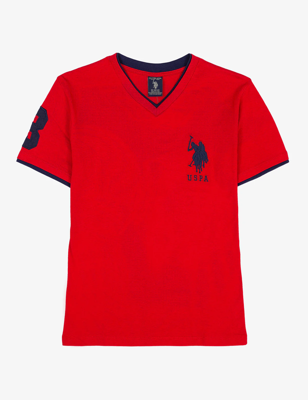 BOYS V-NECK BIG LOGO T-SHIRT - Image 3