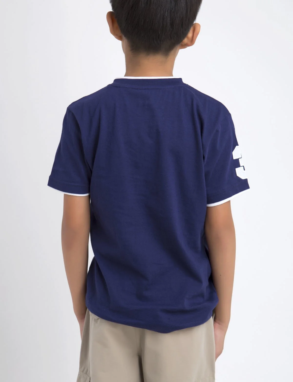 Boys V-Neck Big Logo T-Shirt - Image 3