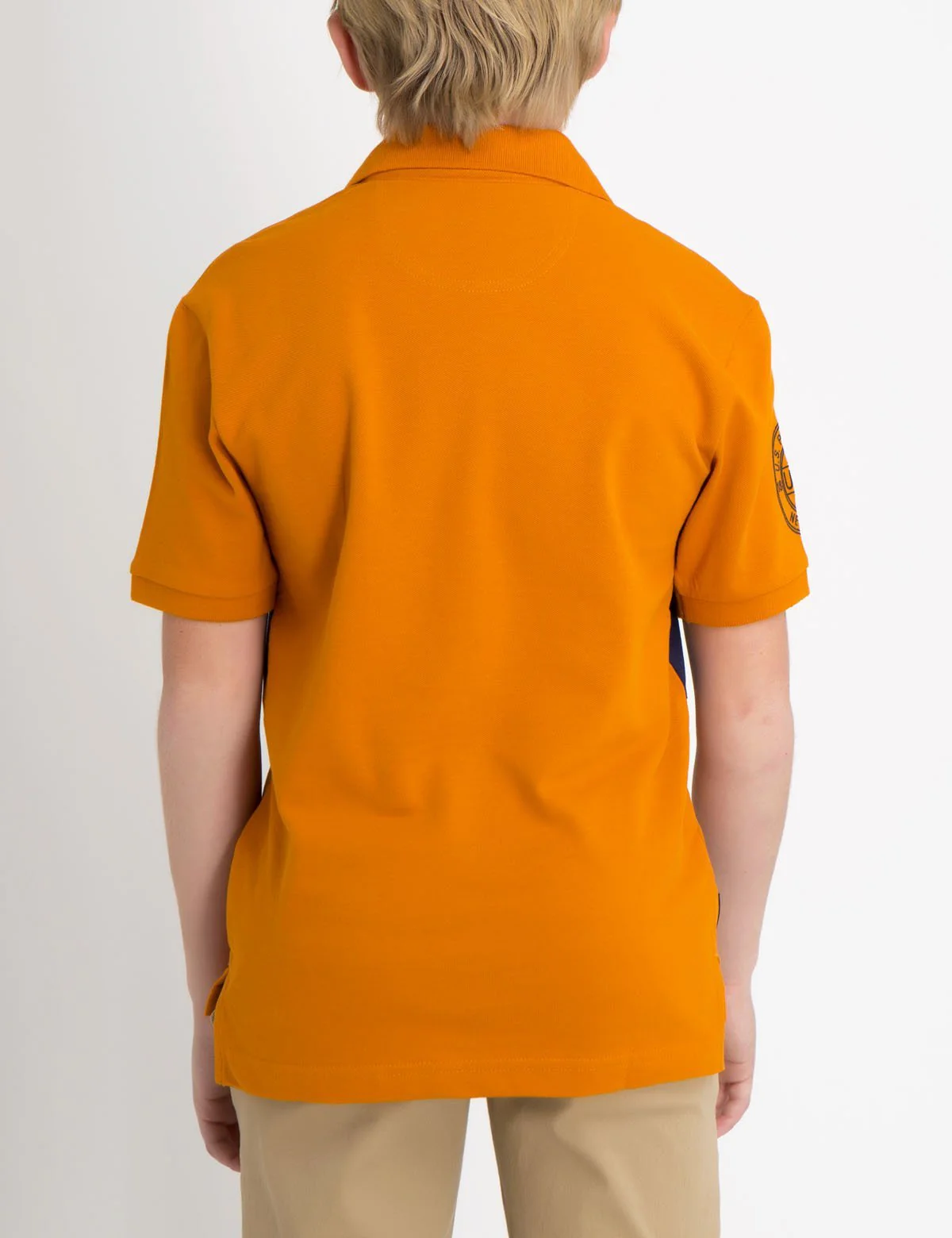 BOYS VERTICAL STRIPE POLO SHIRT - Image 3