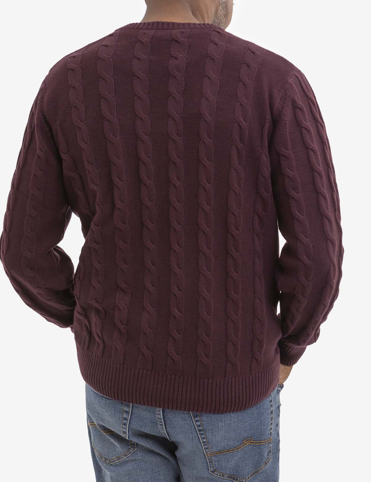 CABLE CREW NECK SWEATER - Image 12