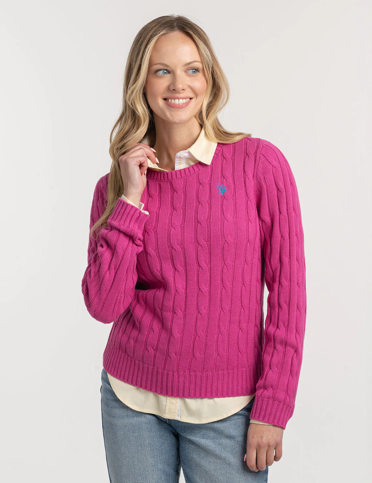 CABLE CREW NECK SWEATER - Image 12