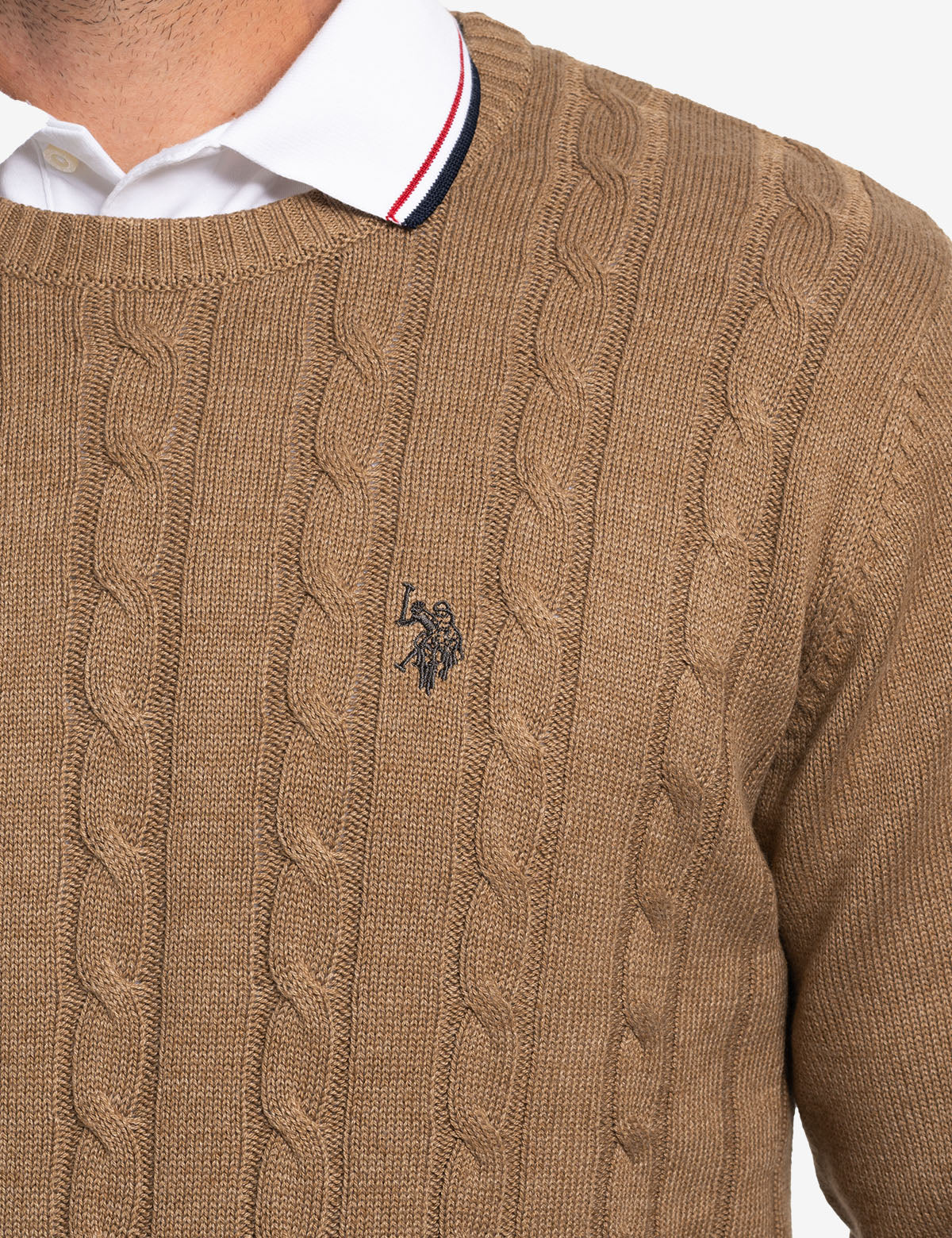 CABLE CREW NECK SWEATER - Image 8