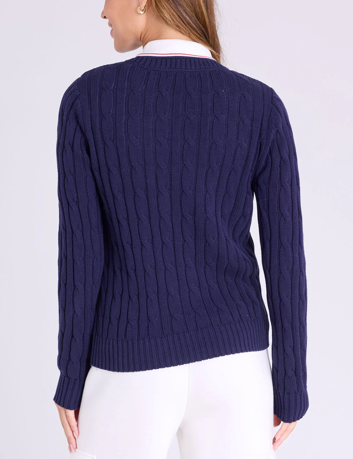 CABLE CREW NECK SWEATER - Image 10