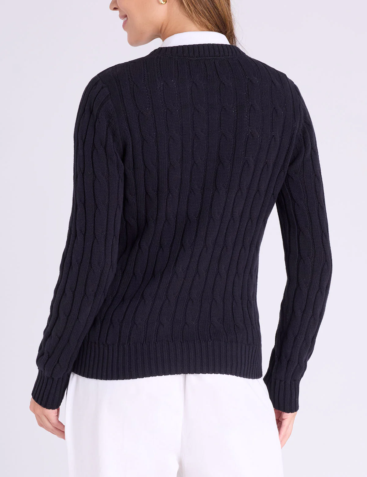 CABLE CREW NECK SWEATER - Image 14