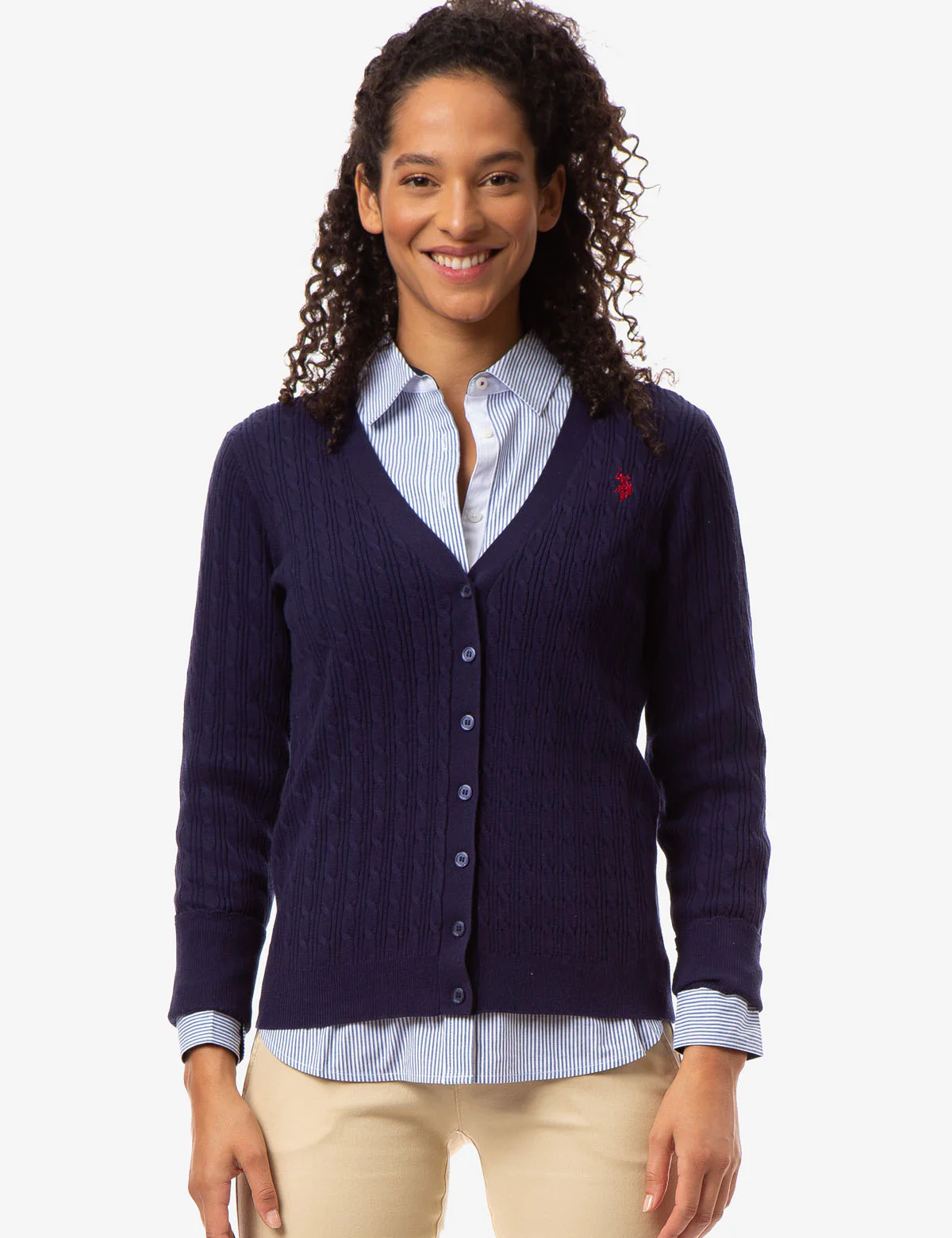 CABLE KNIT CARDIGAN