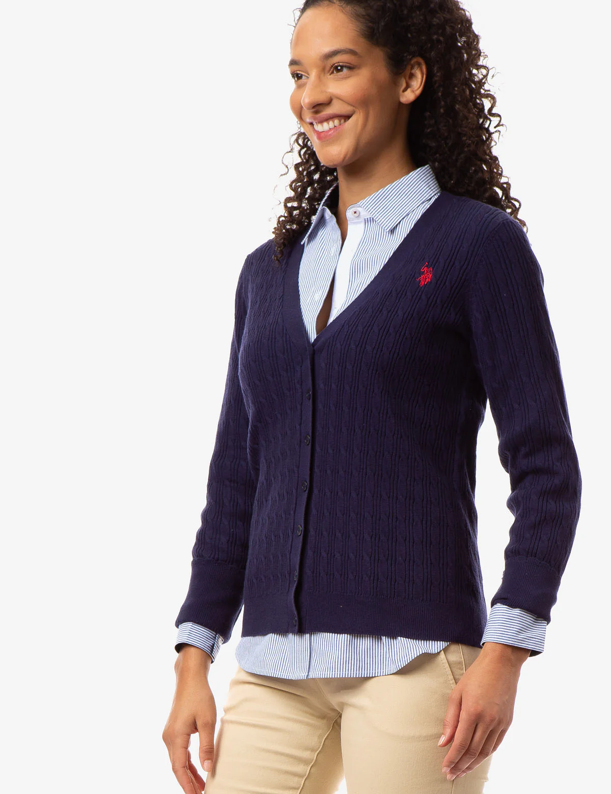 CABLE KNIT CARDIGAN - Image 2