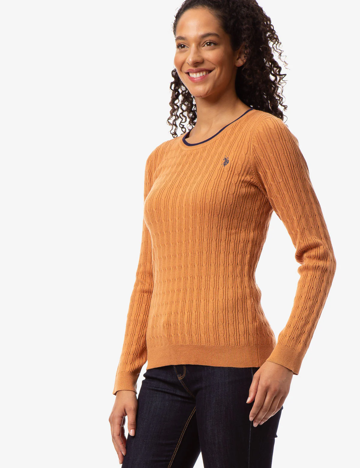 CABLE KNIT CREW NECK SWEATER - Image 16