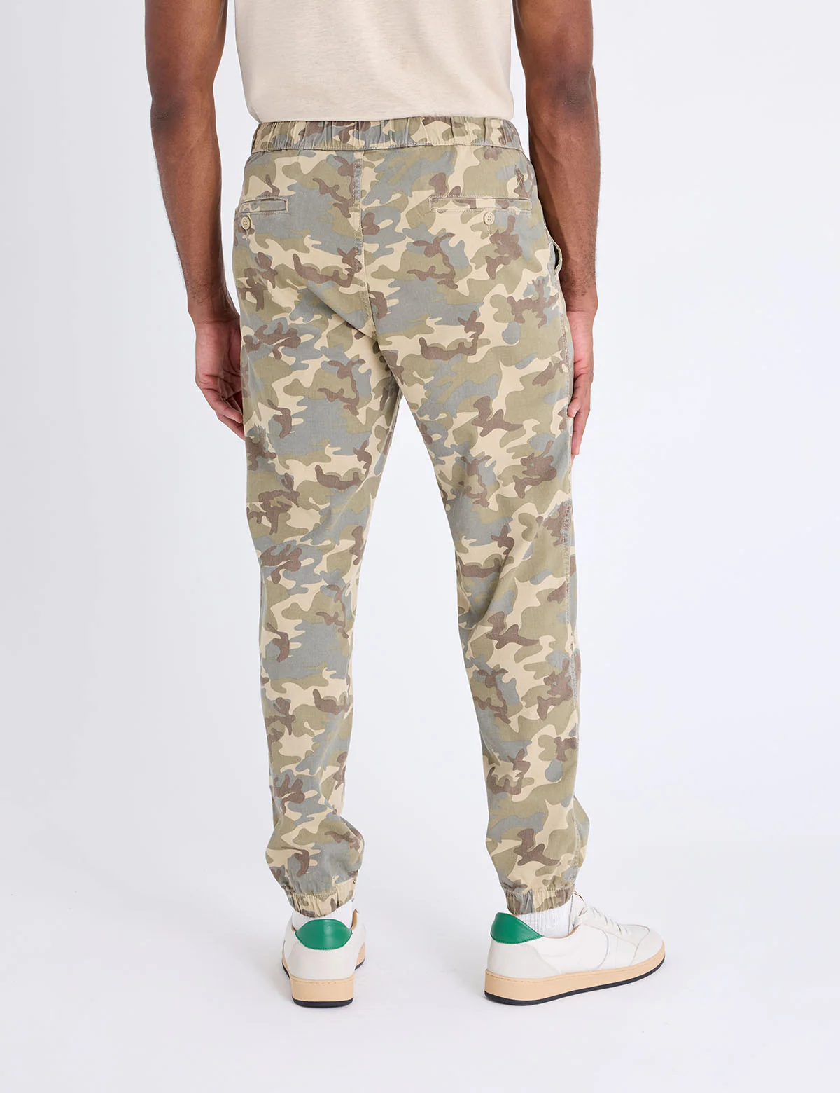 CAMO PRINT STRETCH TWILL JOGGER - Image 9