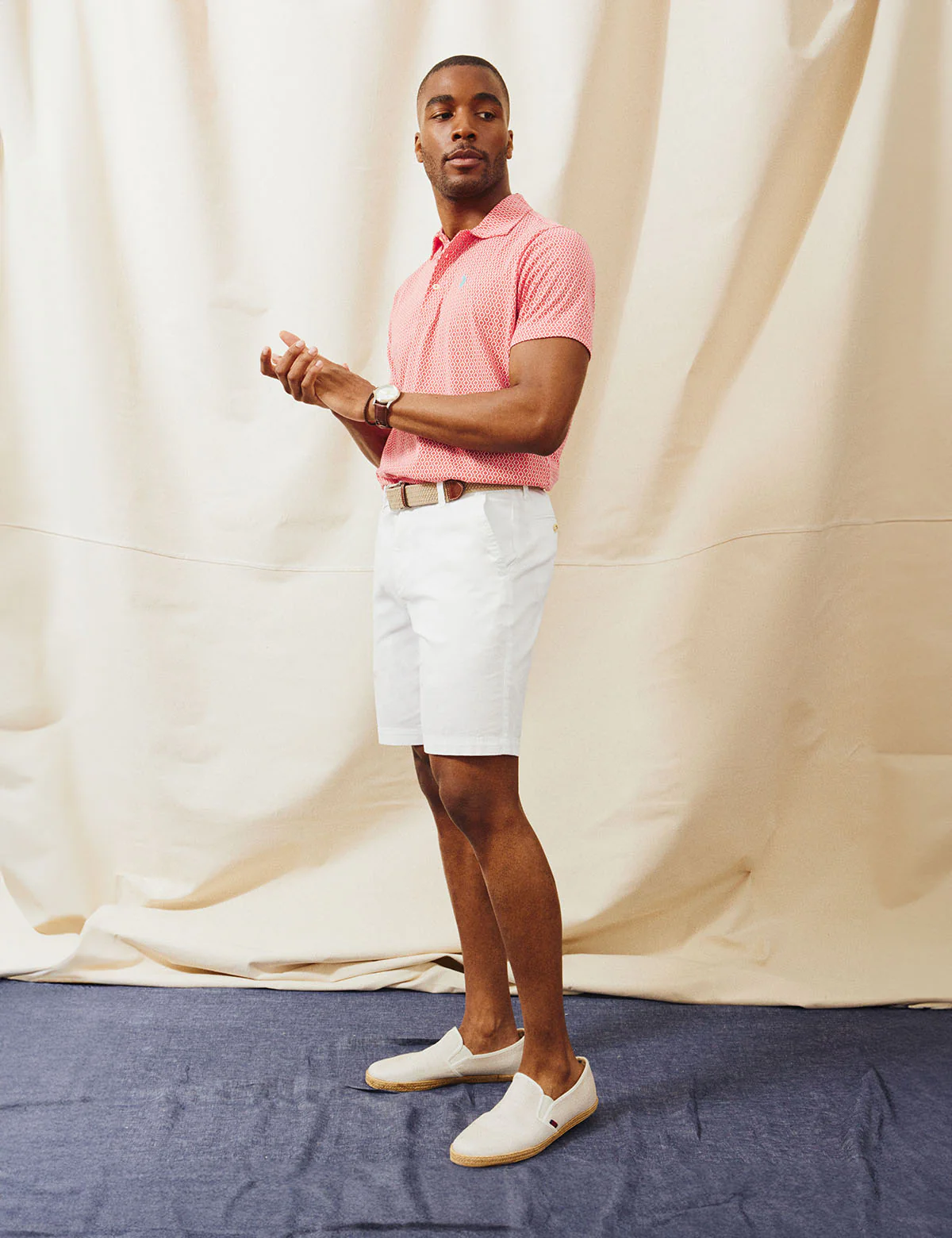 CHAIN LINK PRINTED JERSEY POLO SHIRT - Image 2