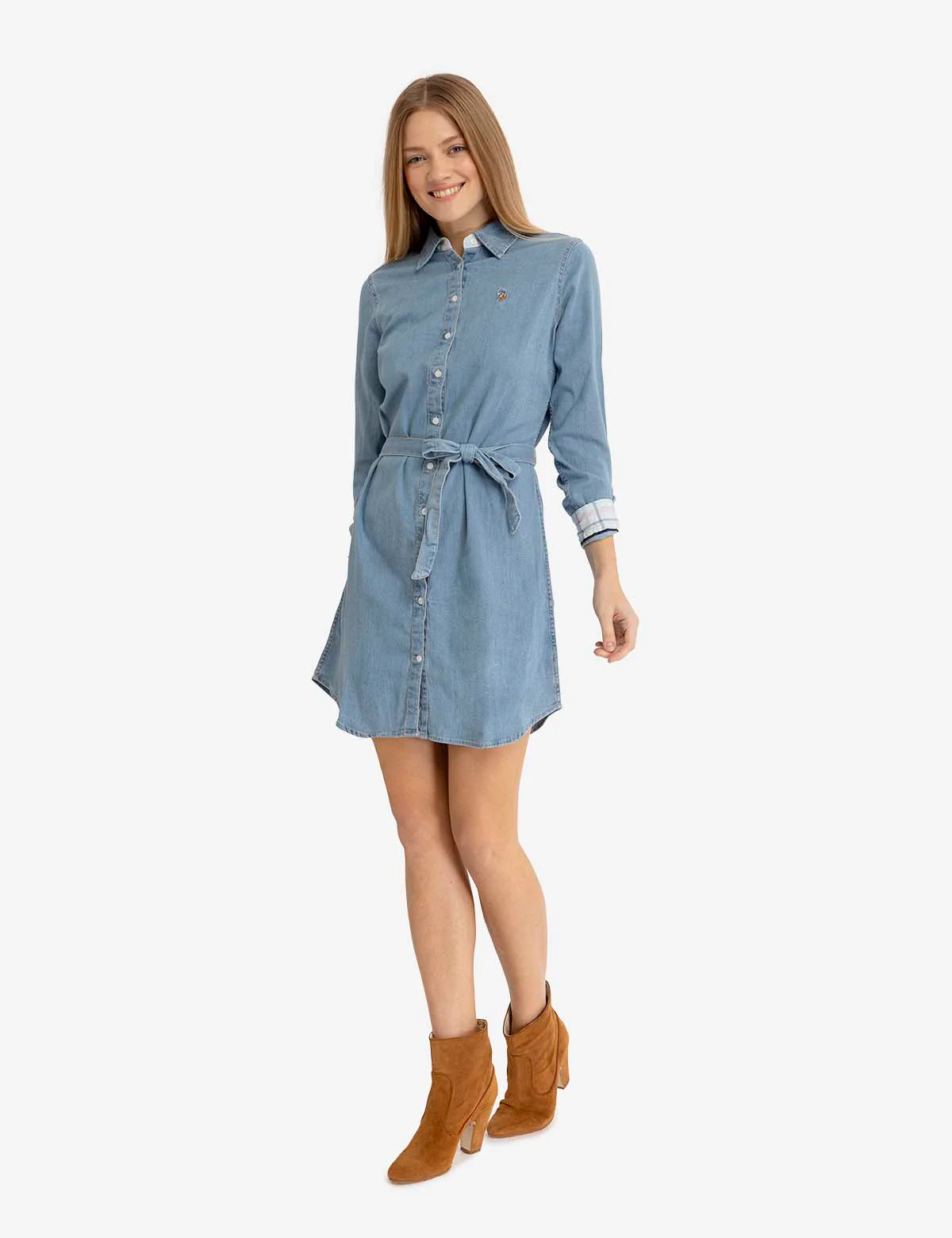 CHAMBRAY DRESS - Image 2