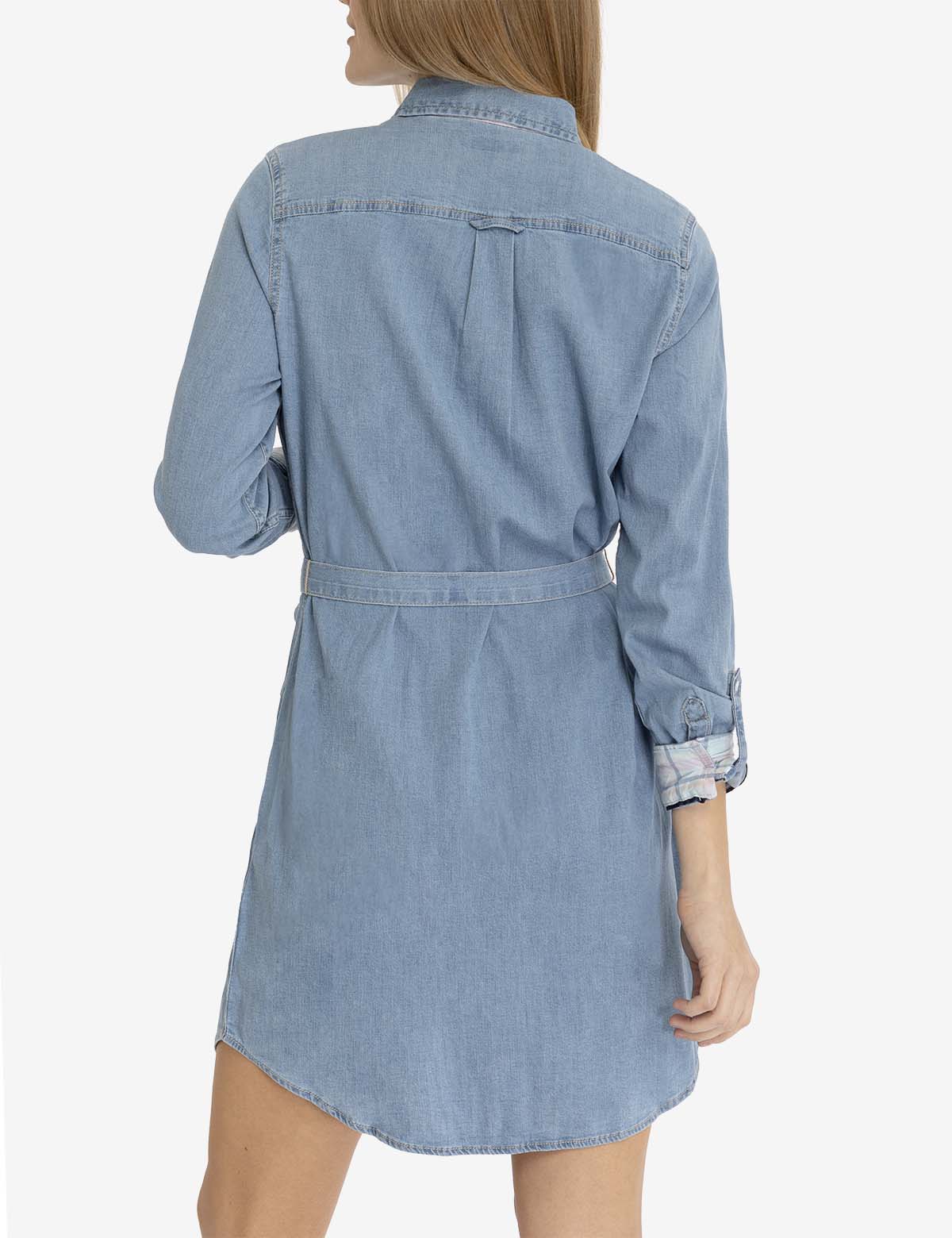 CHAMBRAY DRESS - Image 3