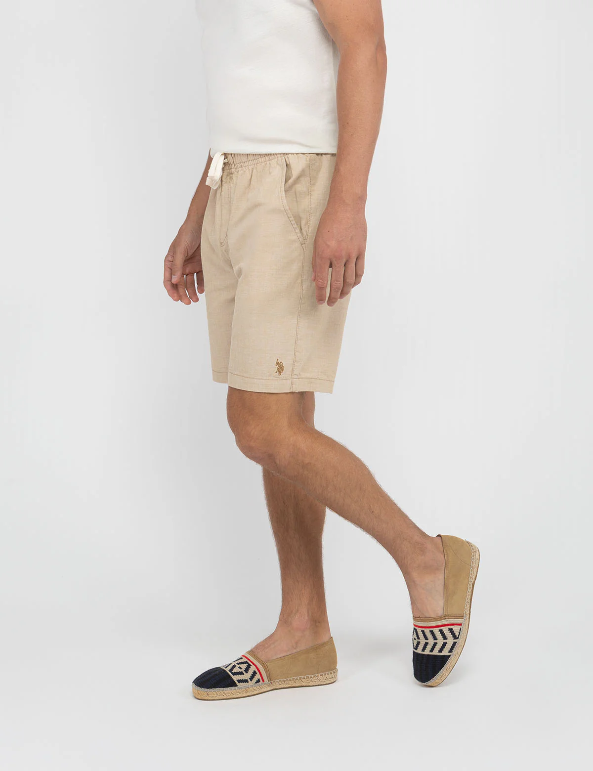 CHAMBRAY JOGGER SHORT - Image 8