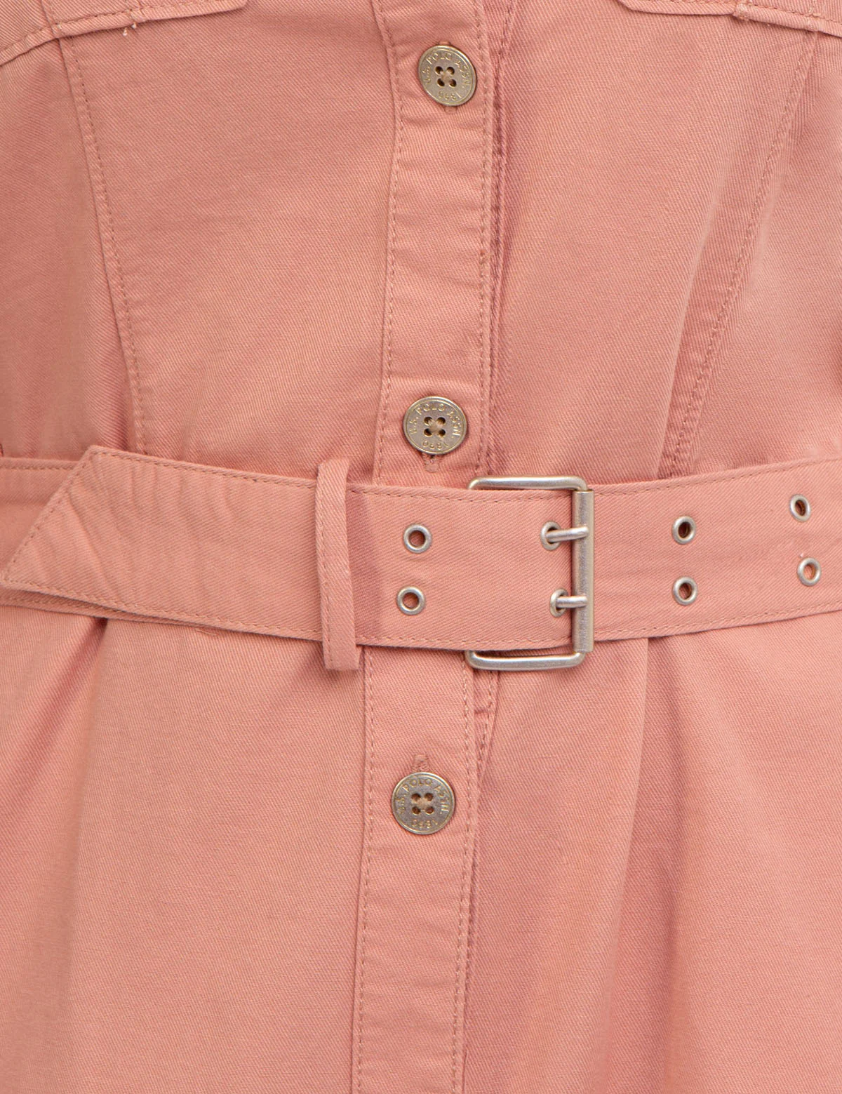 CHEST POCKET BELTED WOVEN SHIRTDRESS - Image 4