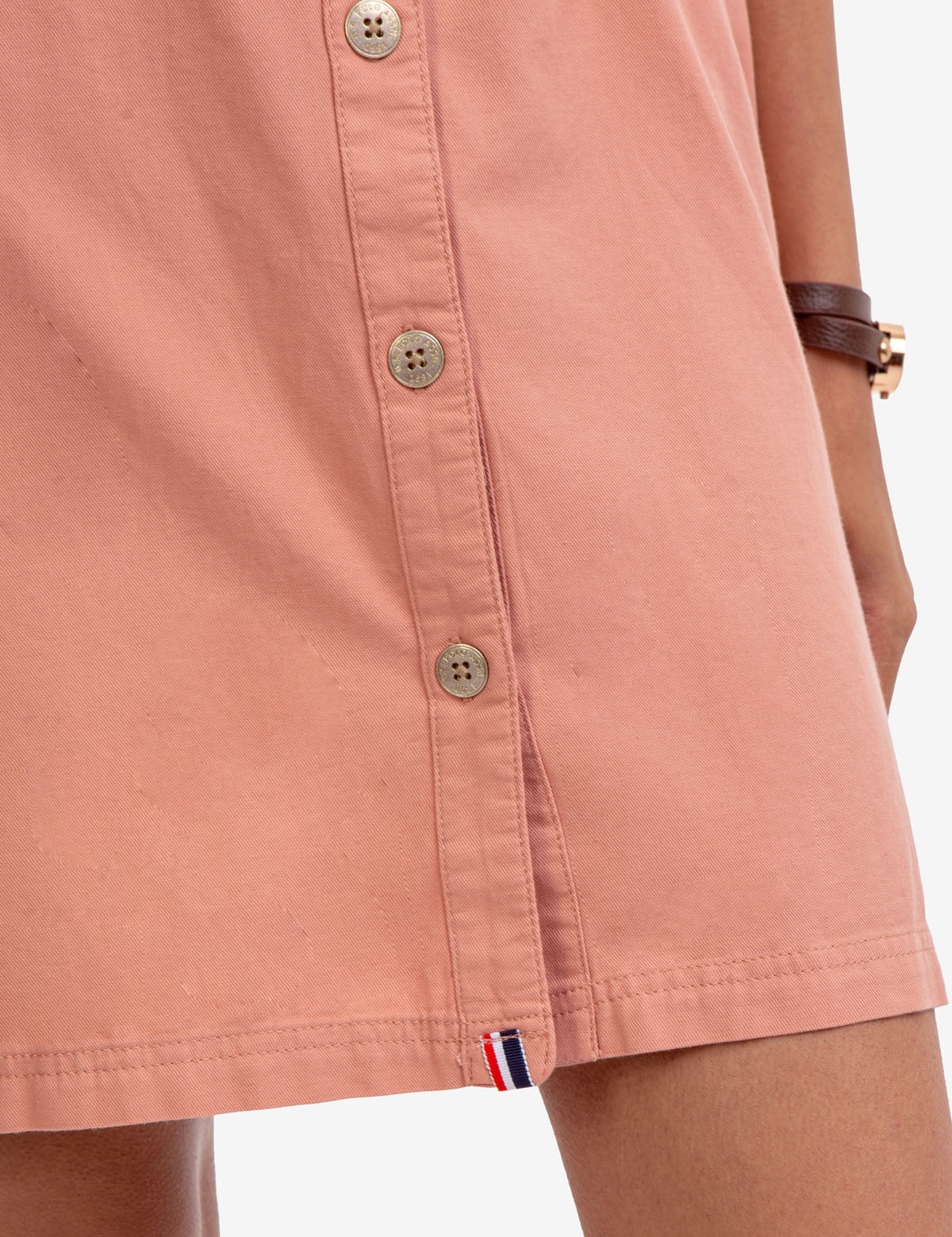 CHEST POCKET BELTED WOVEN SHIRTDRESS - Image 5