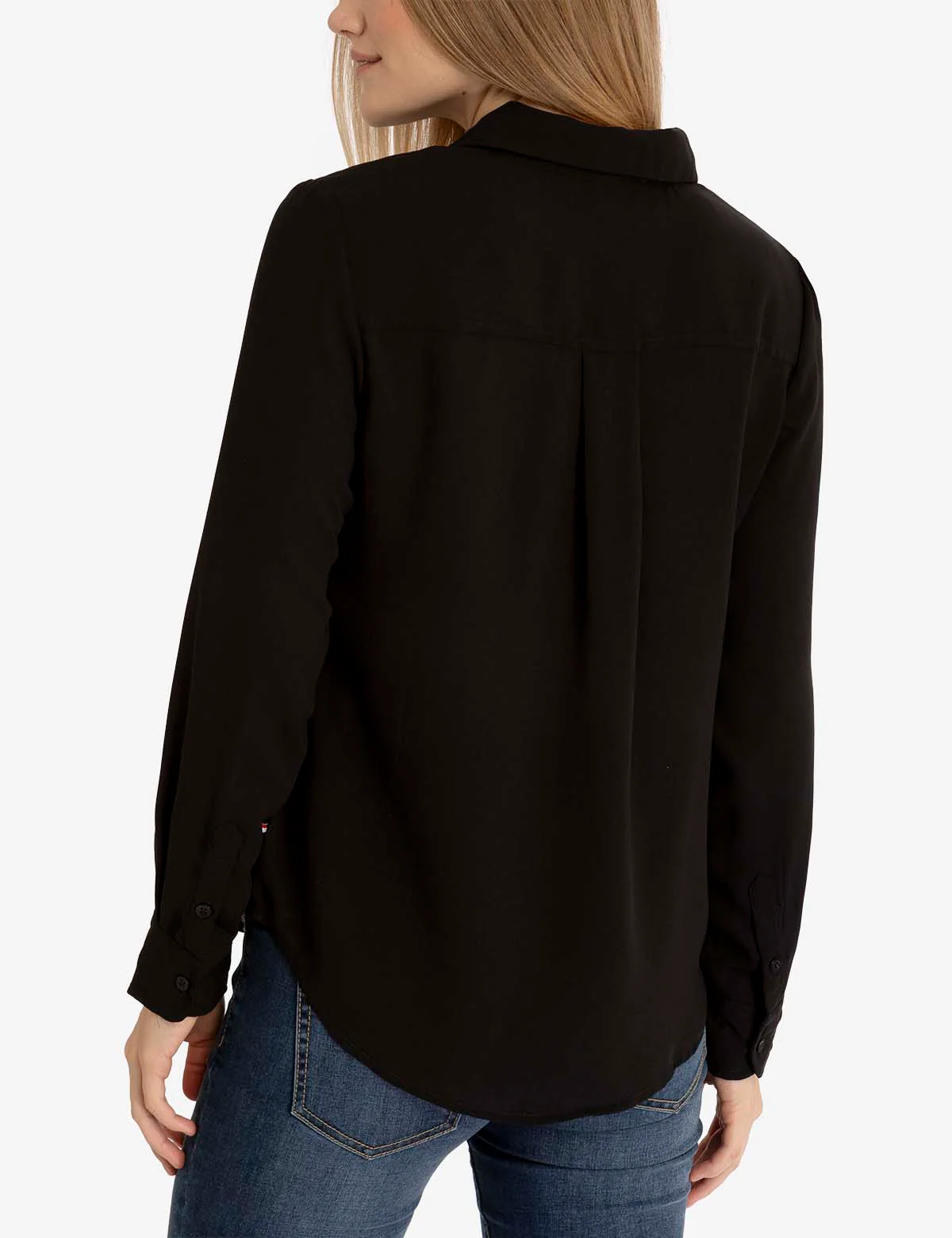 CHEST POCKET PLEATED FRONT TOP - Image 12