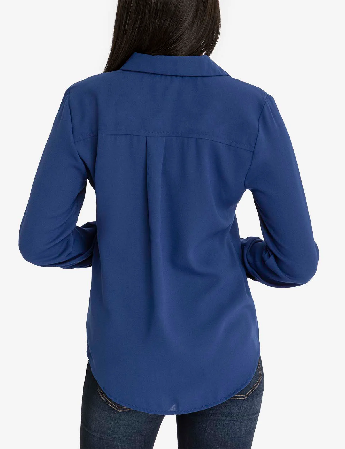 CHEST POCKET PLEATED FRONT TOP - Image 15