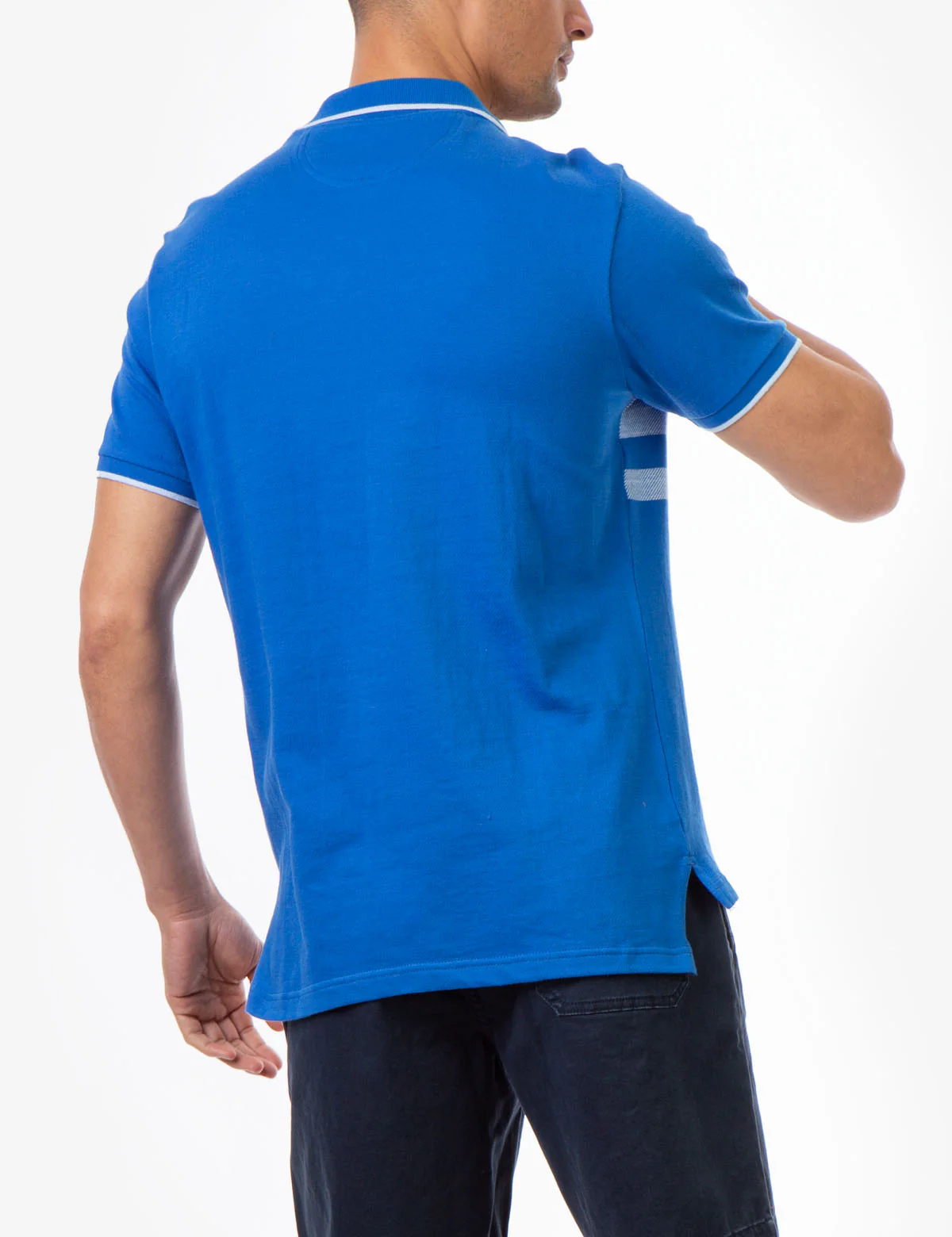 STRIPE JACQUARD PIQUE POLO SHIRT - Image 15