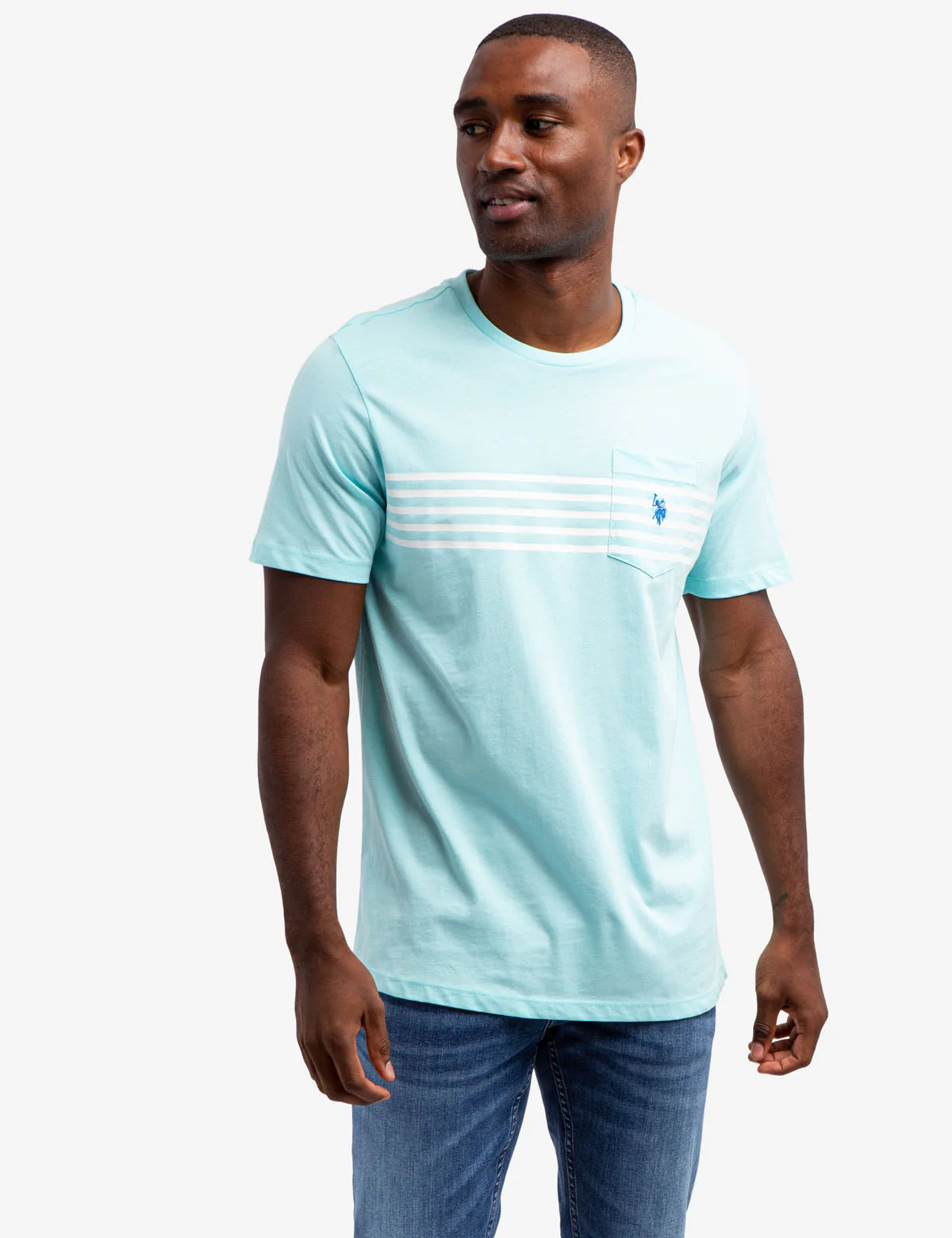 CHEST STRIPE POCKET JERSEY T-SHIRT - Image 6
