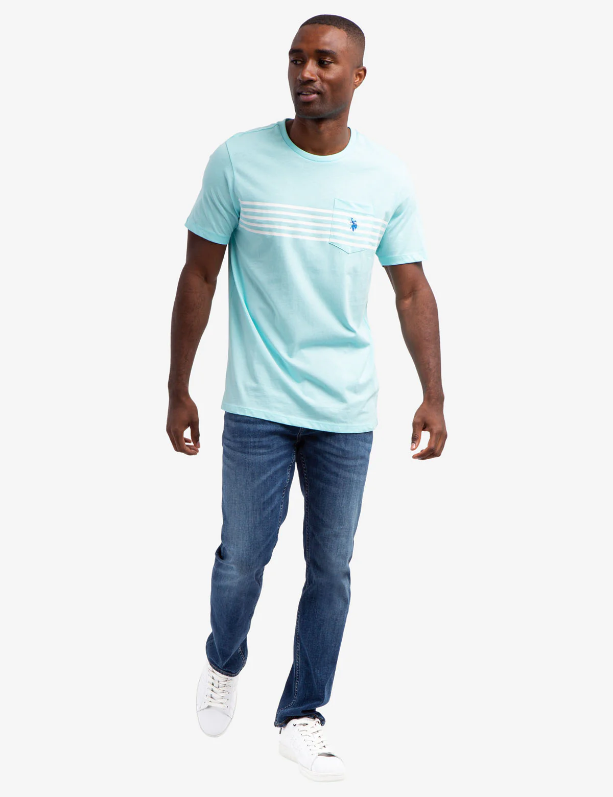 CHEST STRIPE POCKET JERSEY T-SHIRT - Image 7